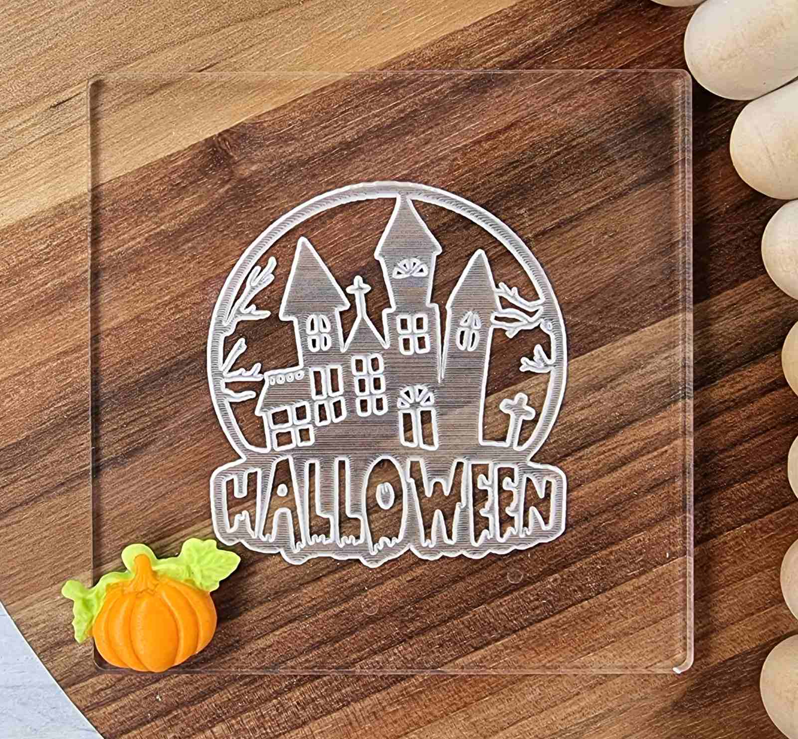 Halloween Fondant Embosser Stamp Cookie Castle Halloween Stamp