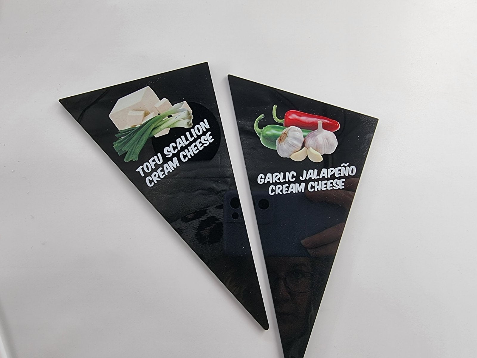 10 pcs Cream Cheese Flavor Markers, Ice Cream Labels, Flavor Tags