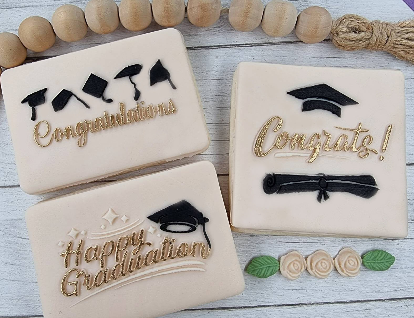 Graduate Fondant Embosser Stamp|Designer Fondant Embosser Stamp