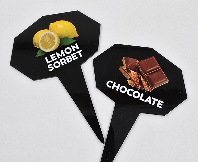 24 pcs Gelato Flavor Markers, Ice Cream Flavor Signs, Flavor Tags (Copy)