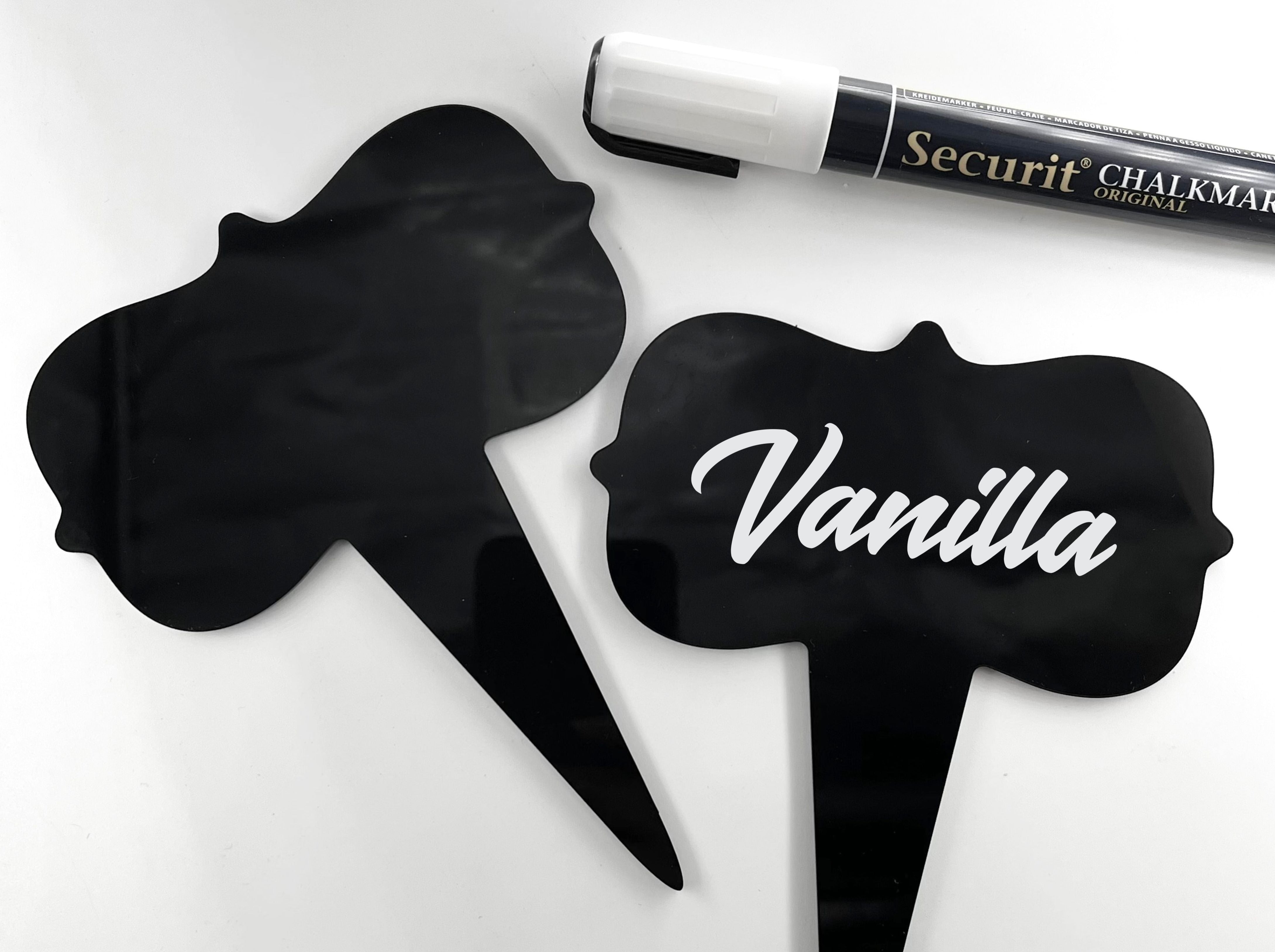 12 pcs Gelato Flavor Markers, Ice Cream Flavor Signs, Flavor Tags, Gelato Stickers, Ice Cream Sticks