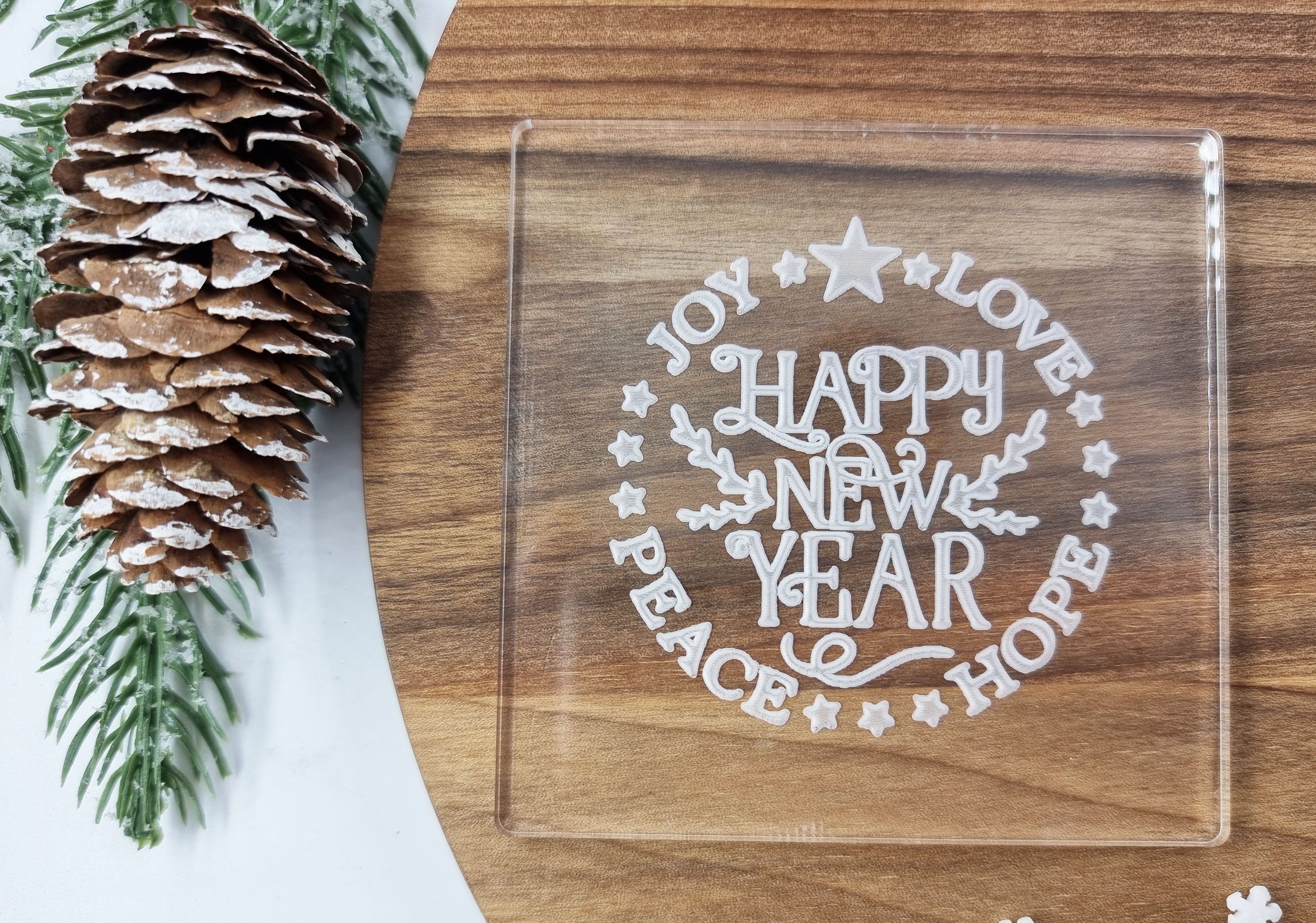 PYO Christmas Fondant Embosser Stamp|Designer Fondant Embosser Stamp