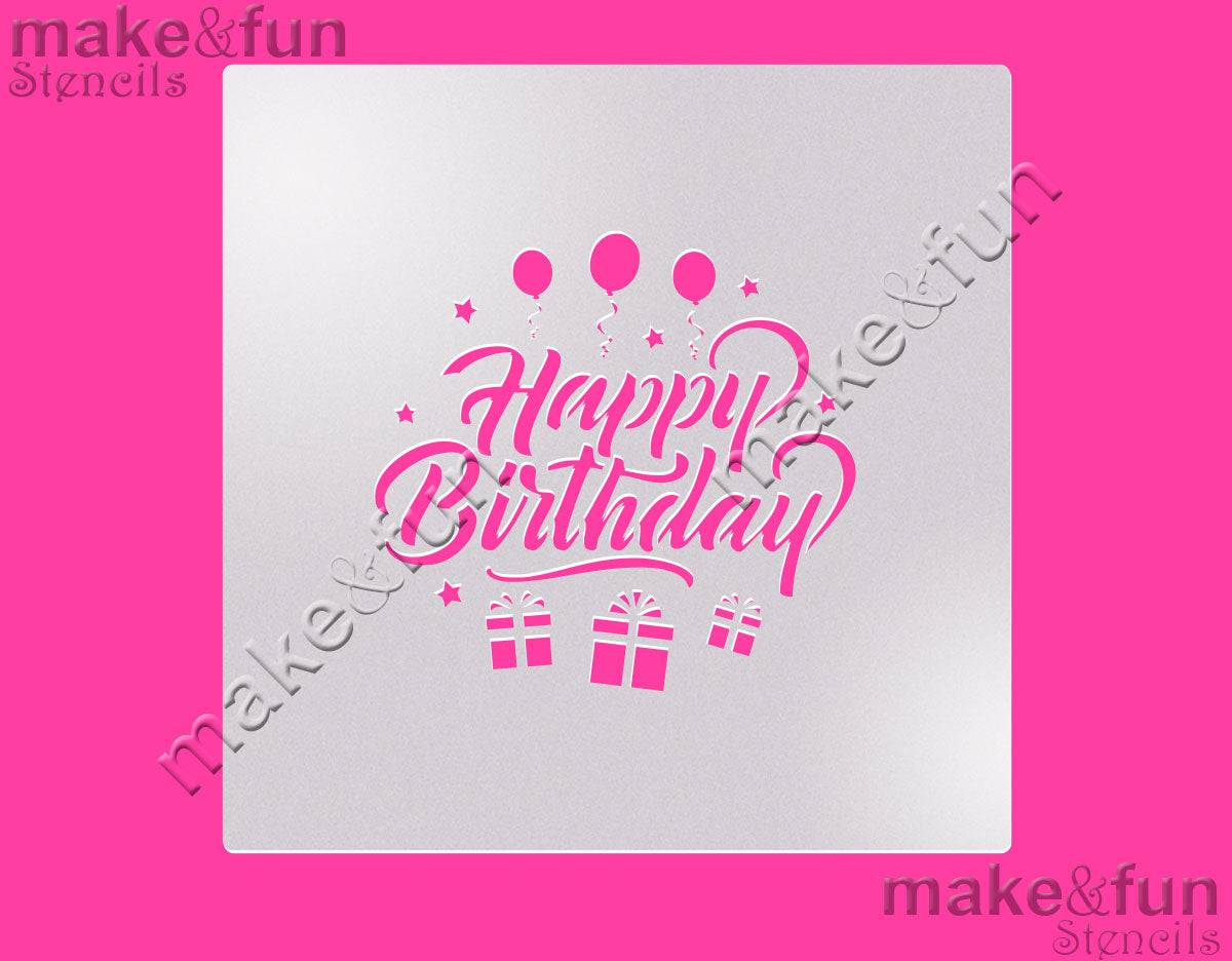 5.5"x5.5" Cookie Baby Shower Stencil|Fellmuster Schablonen, Royal Icing