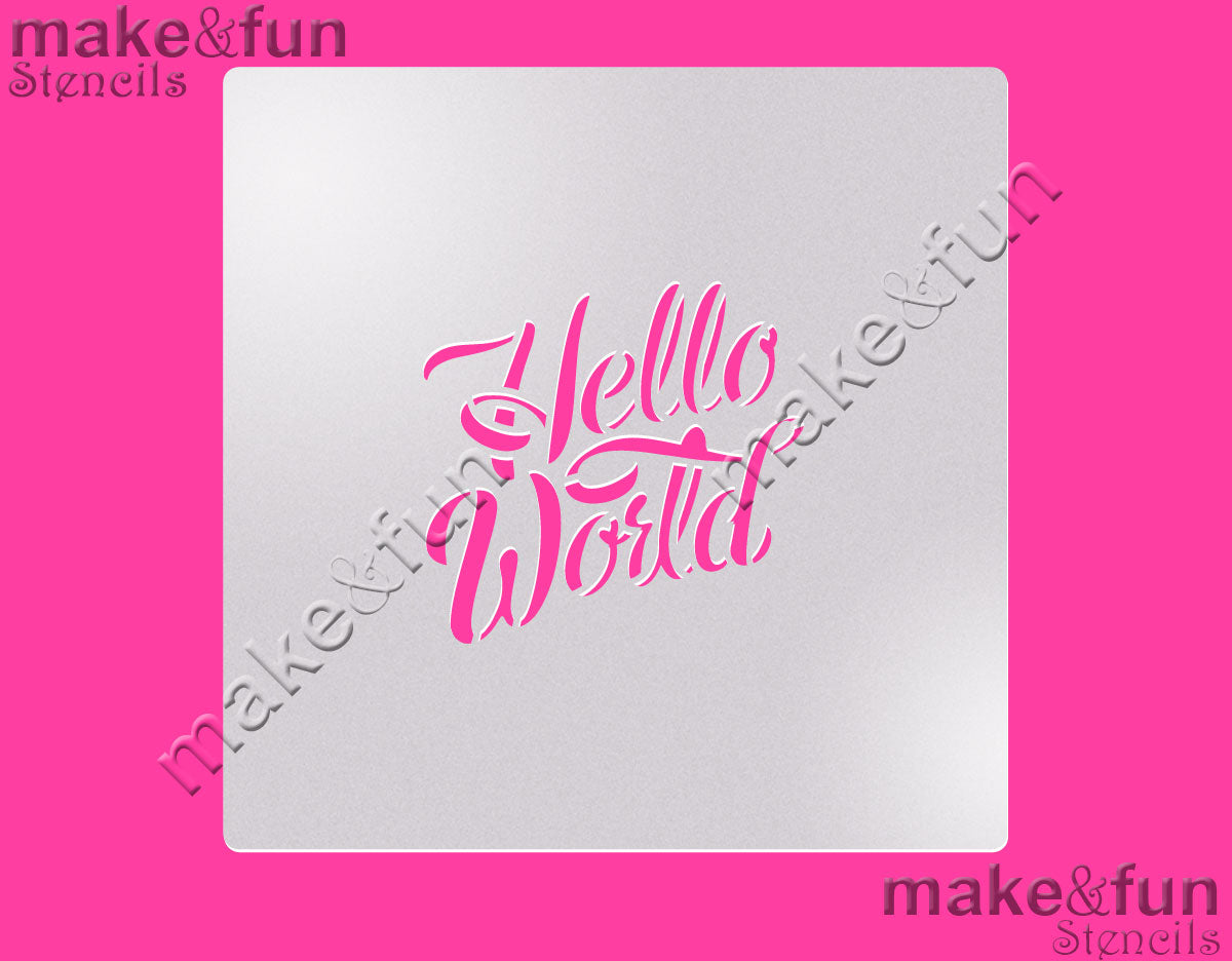 5.5"x5.5" Cookie Stencil, Airbrushing, Craft Stencil|Fellmuster Schablonen, Airbrush und Royal Icing