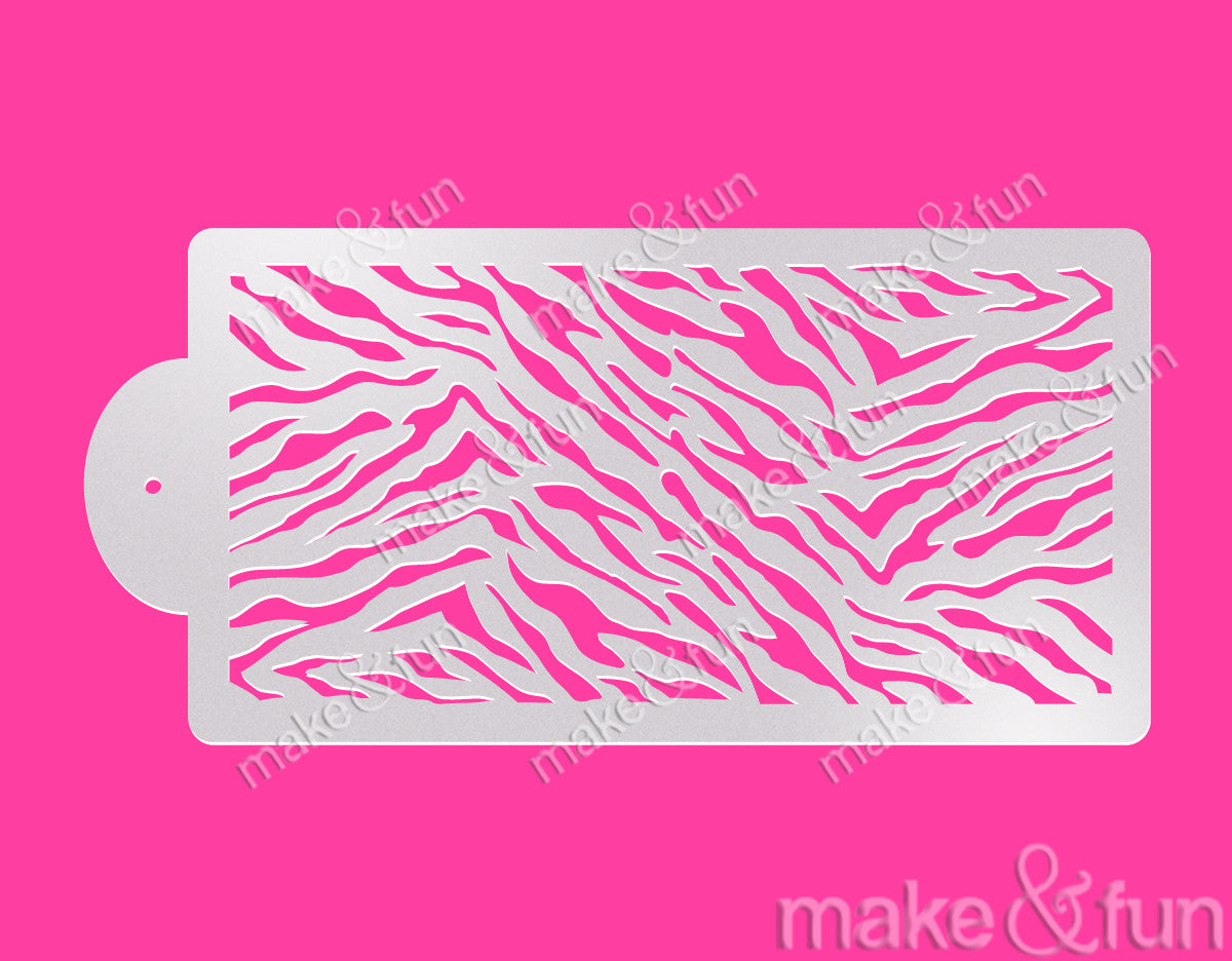 Animal Print Cake Stencil, Face Painting Stencil||Animal Print Schablonen, Airbrush und Royal Icing