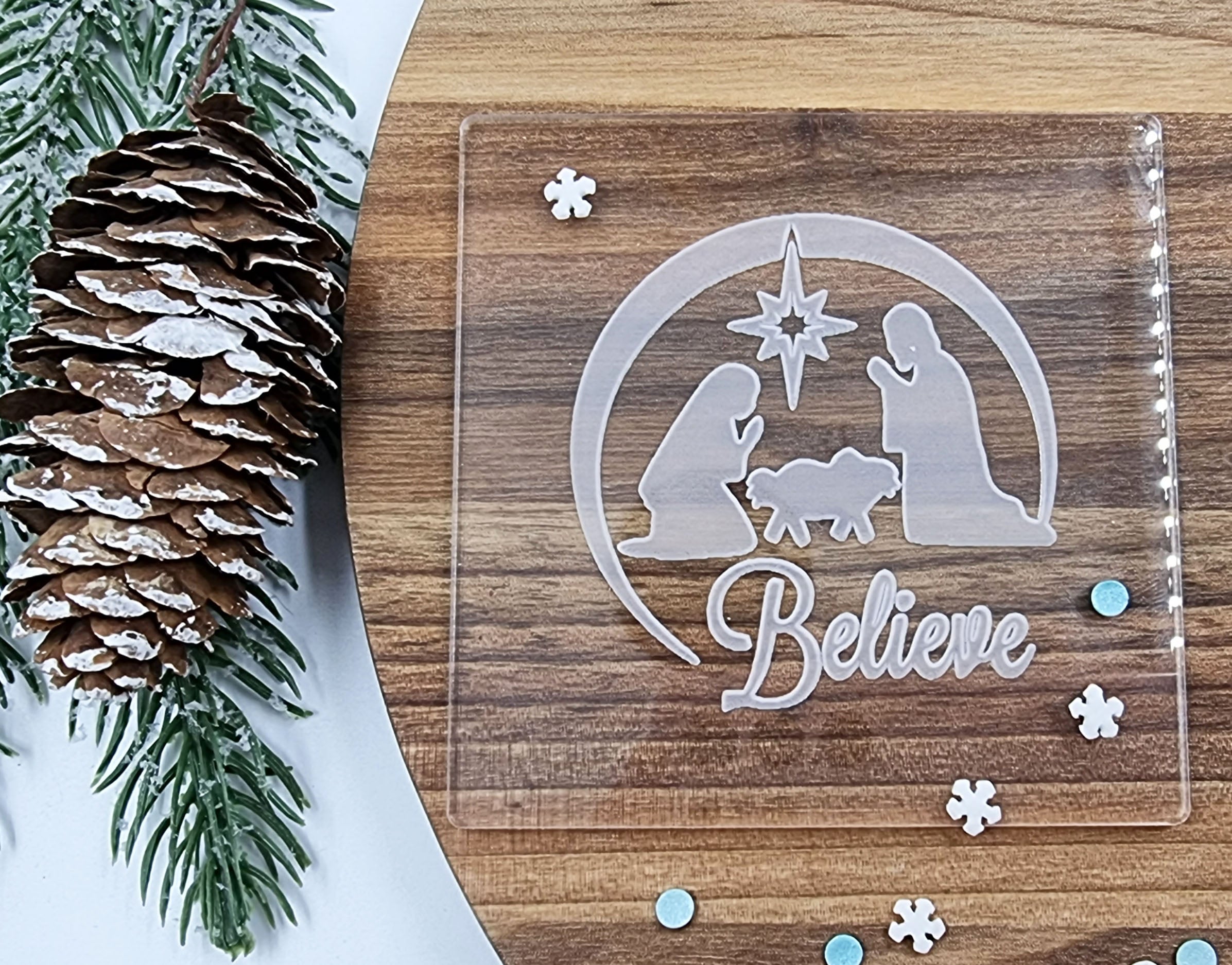 PYO Christmas Fondant Embosser Stamp|Designer Fondant Embosser Stamp