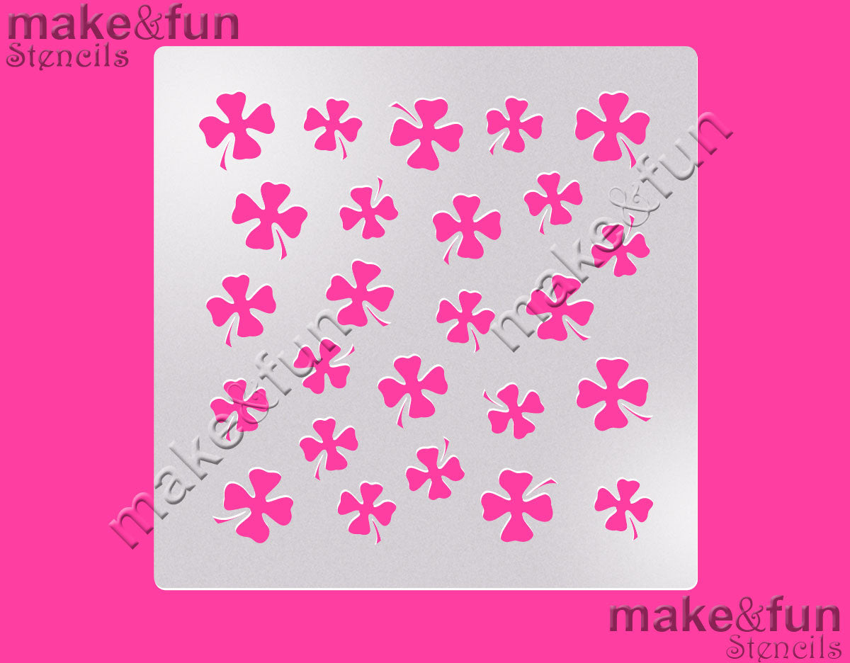Schamrock Pattern Cake Stencil, Airbrushing, DYO|Torten Schablonen, Royal Icing Schablone