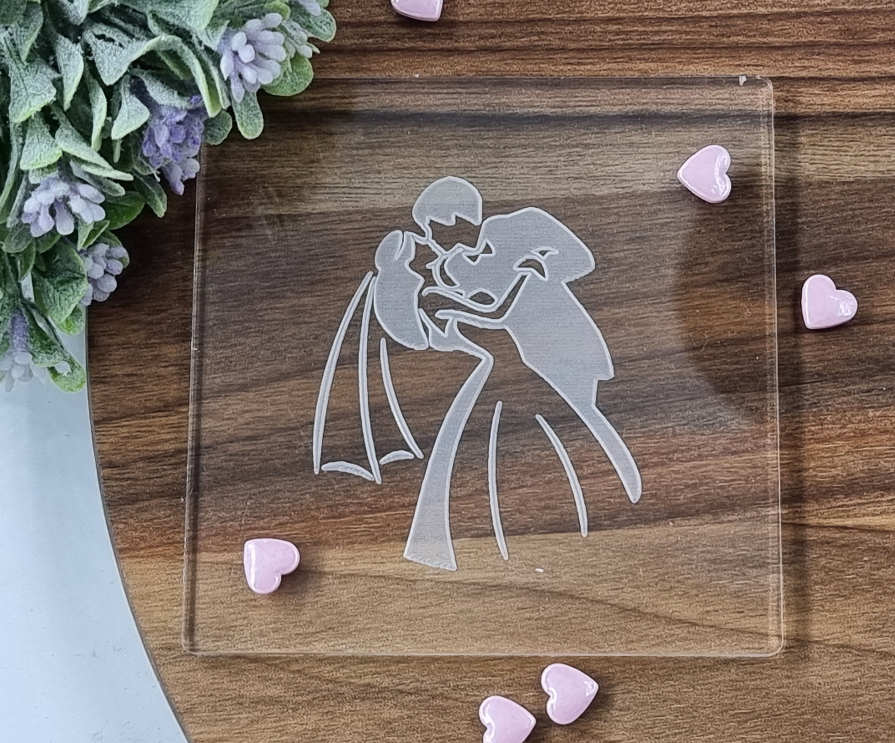 Wedding Fondant Embosser Debosser Bride|Designer Fondant Embosser Stamp