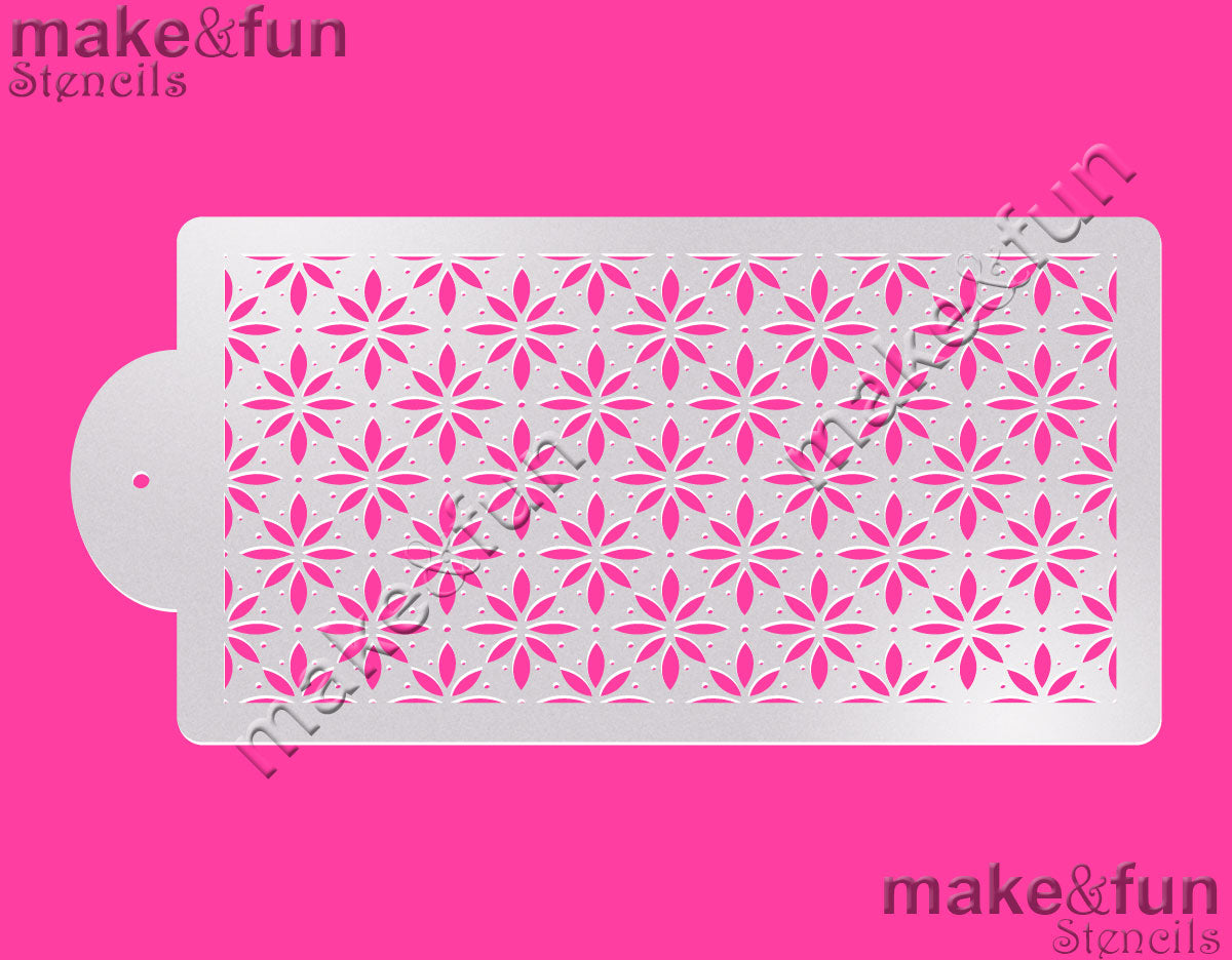 Abstract Cake Stencil, Face Painting Stencil||Abstract Print Schablonen, Airbrush und Royal Icing