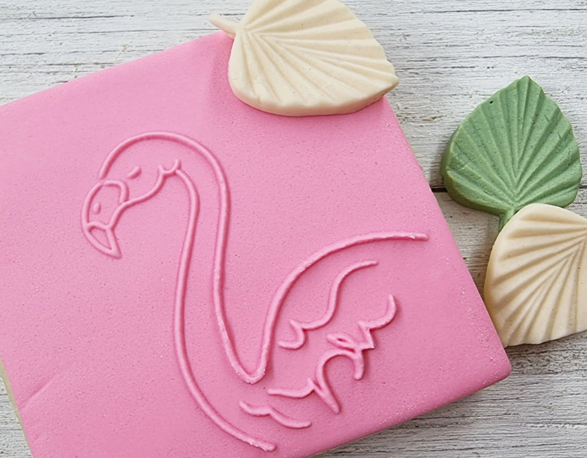 Flamingo Fondant Embosser Stamp|Designer Fondant Embosser Stamp