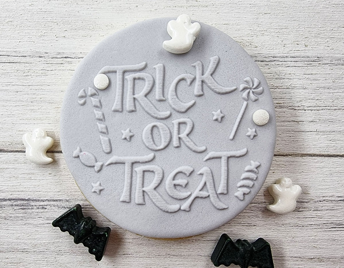Halloween Fondant Embosser Stamp Trick|Designer Fondant Embosser Stamp