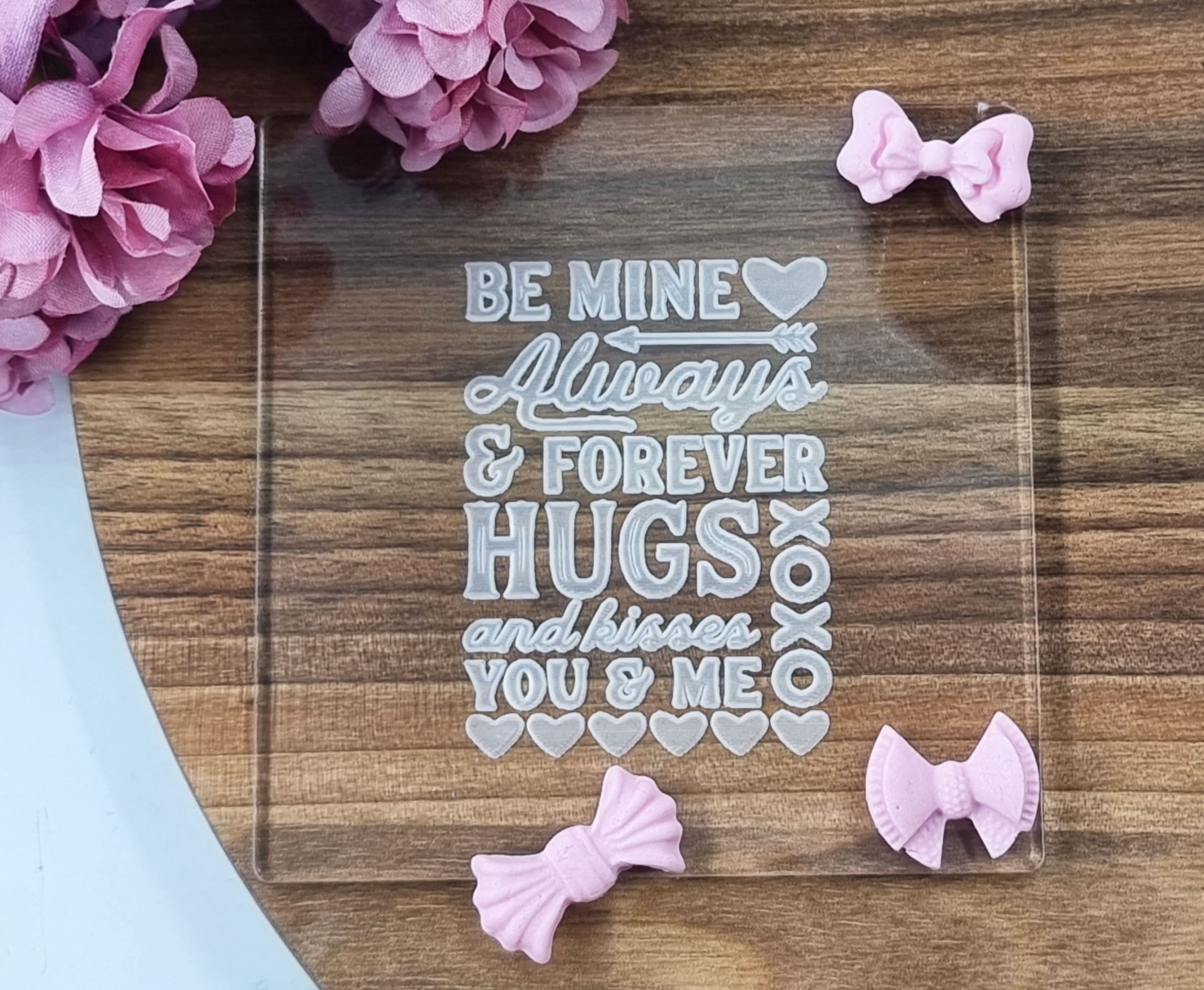 Valentines Fondant Embosser Debosser Stamp|Designer Fondant Embosser Stamp