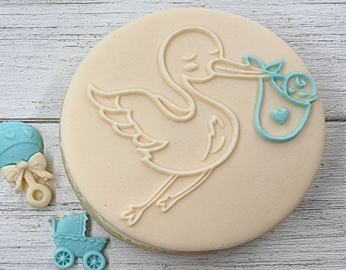 Baby Shower Fondant Embosser Baby|Designer Fondant Embosser Stamp