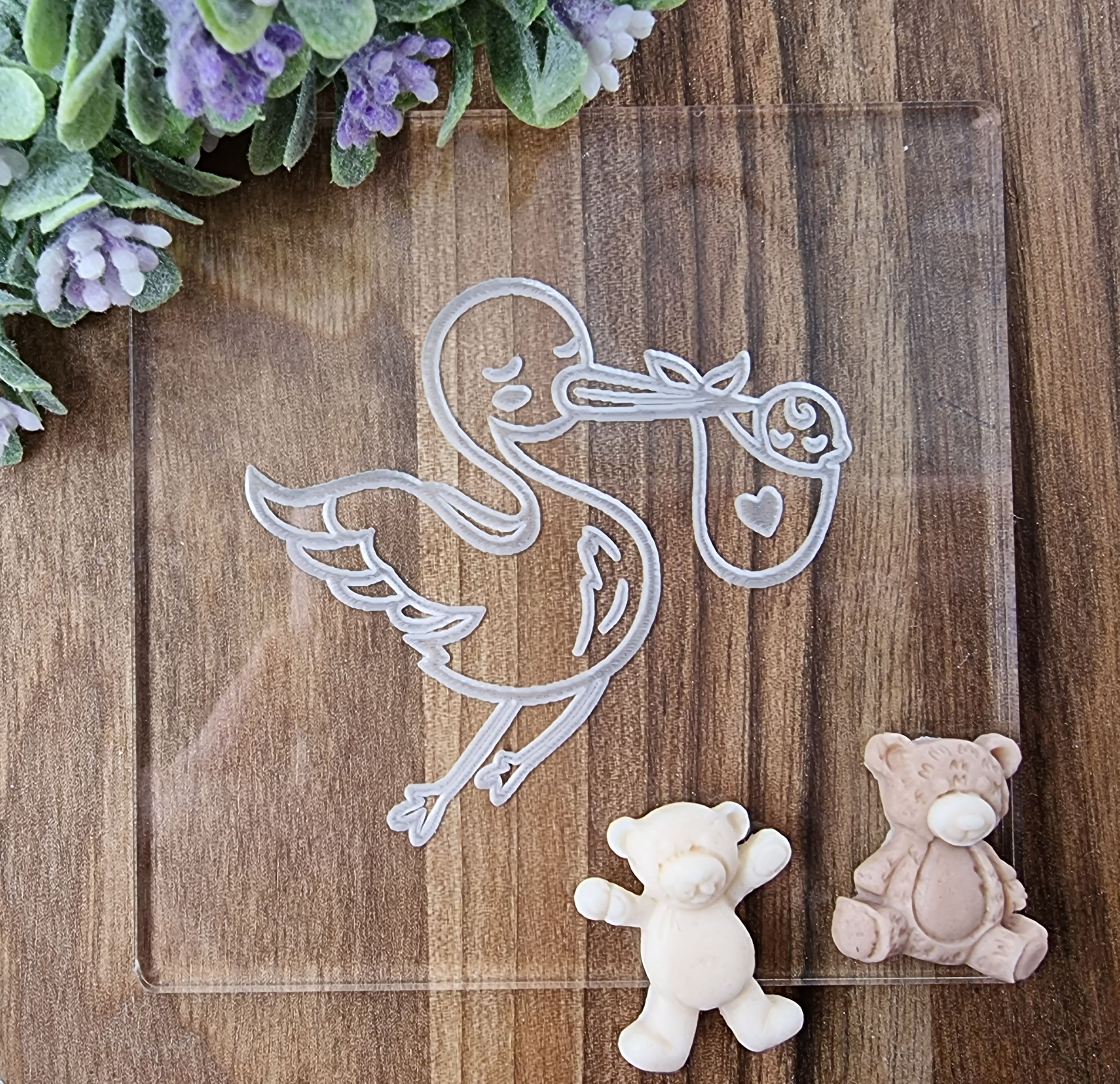 Baby Shower Fondant Embosser Baby|Designer Fondant Embosser Stamp