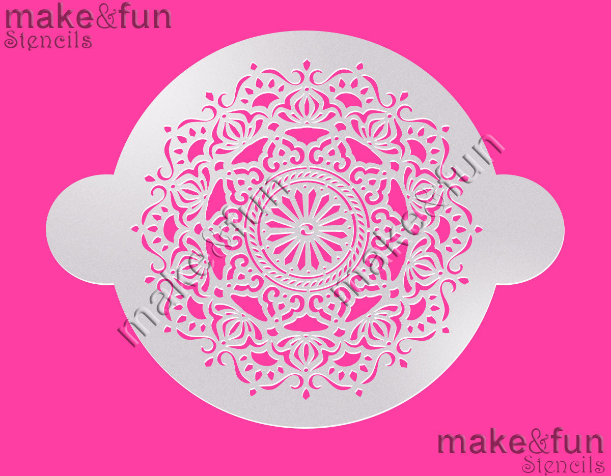 Flower Cake Stencil, Cookie Stencil, Airbrush Stencil|Blume Torten Schablonen, Airbrush und Royal Icing