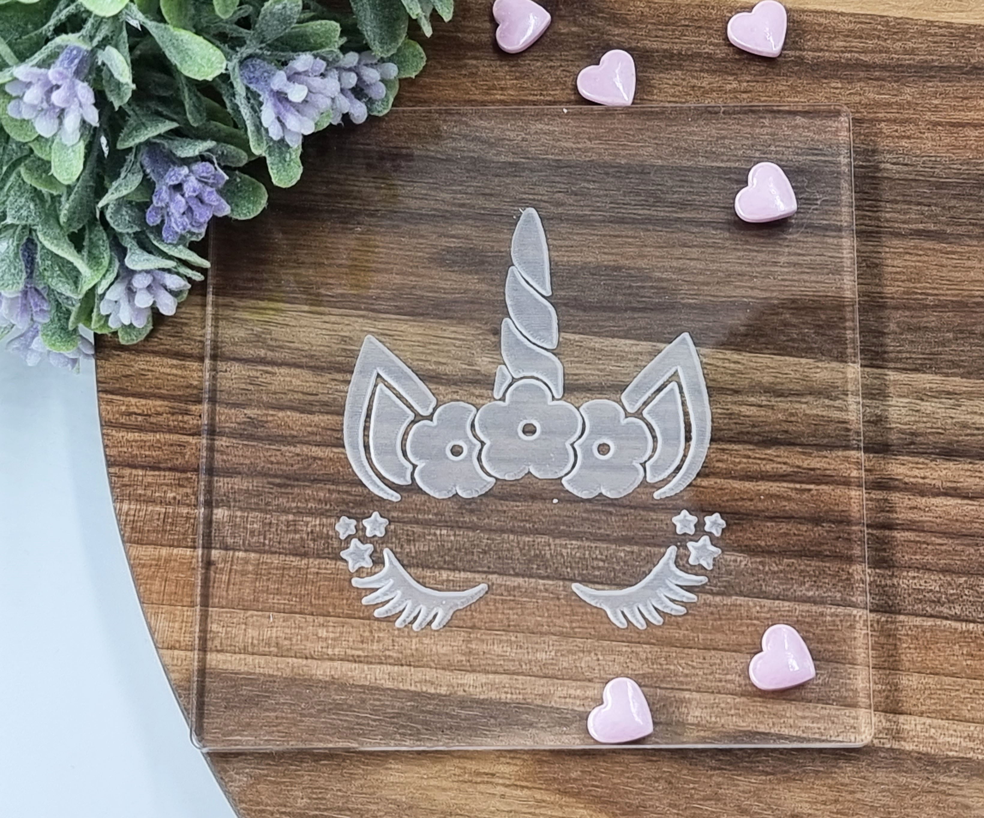 Unicorn Fondant Embosser Stamp|Designer Fondant Embosser Stamp