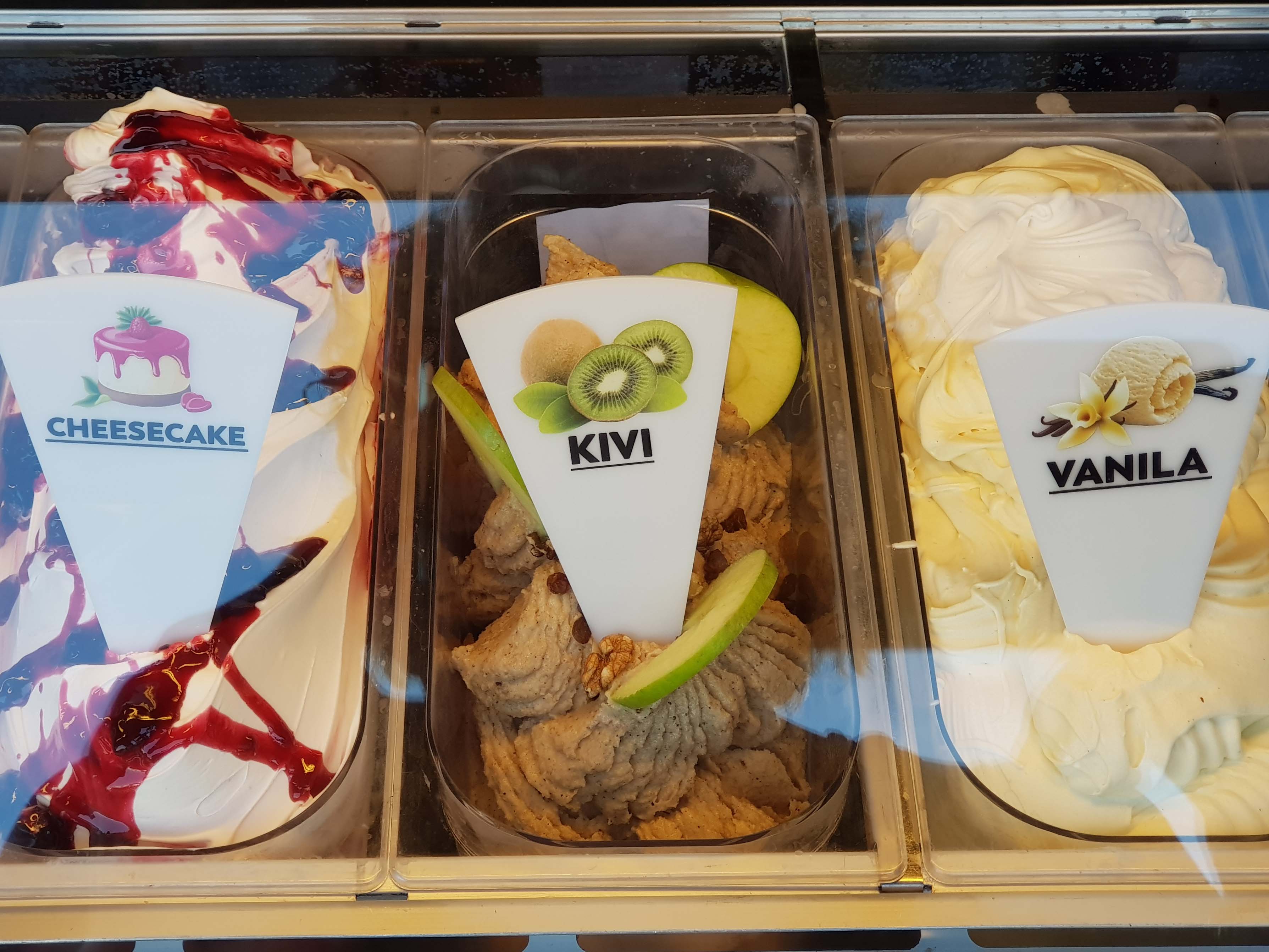 64 pcs Gelato Flavor Markers, Ice Cream Flavor Signs Labels, Tags, Gelato Stickers, Ice Cream Sticks