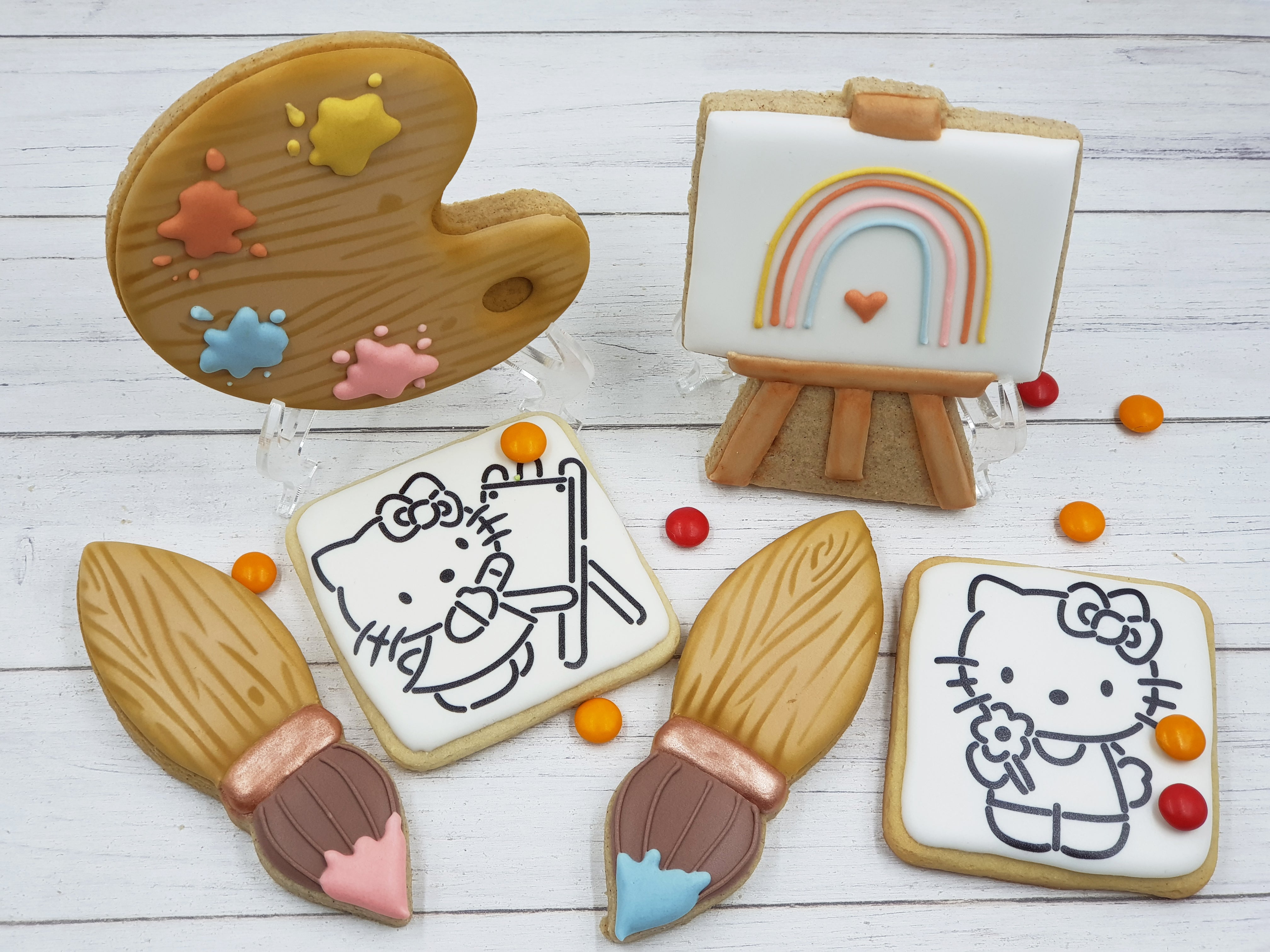 Wood Pattern Cookie Stencil, Airbrushing Stencil|Holz Muster Airbrush Schablonen