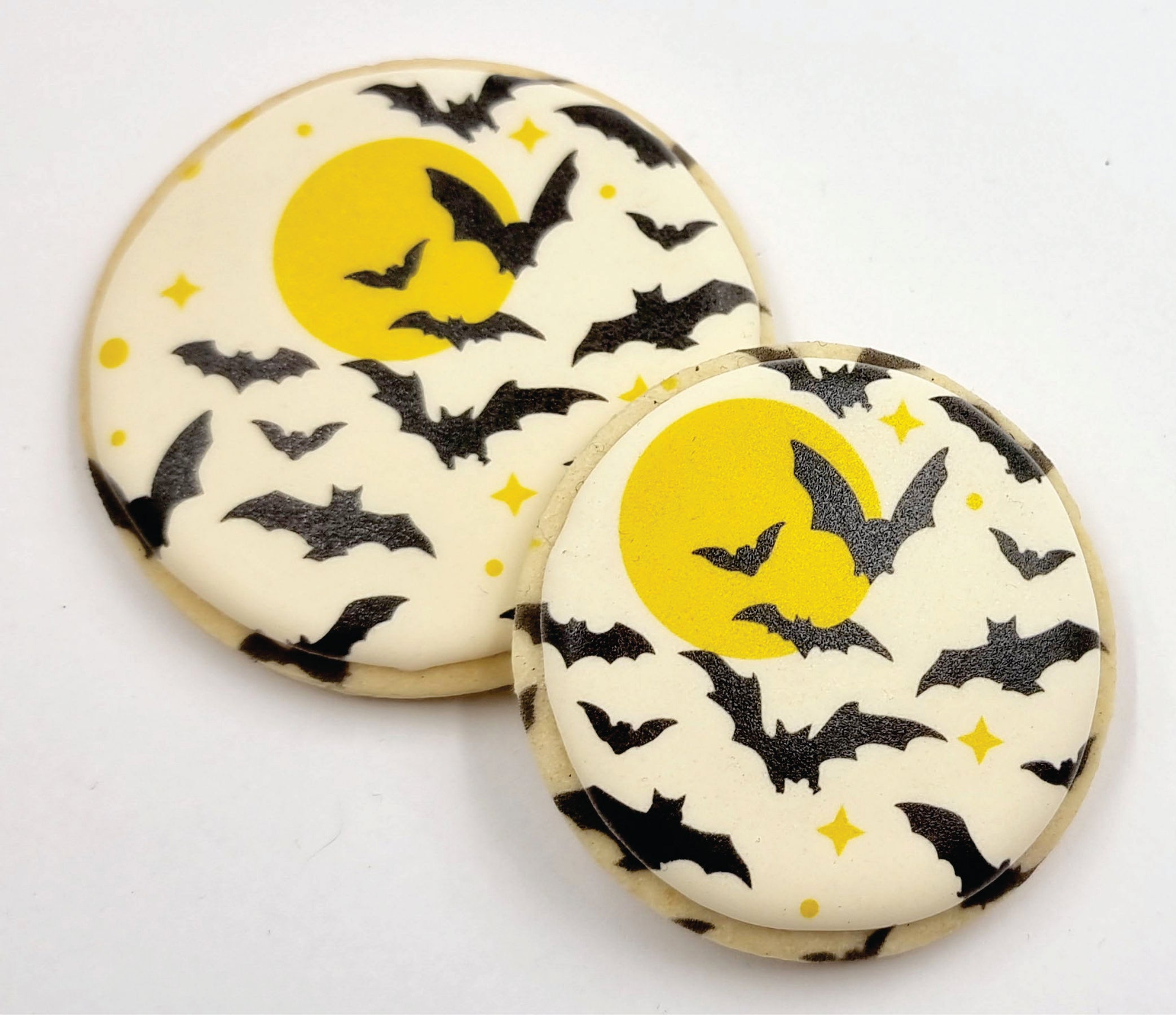 2 Piece Stencil set, Cookie Stencil Halloween Stencil and Royal Icing