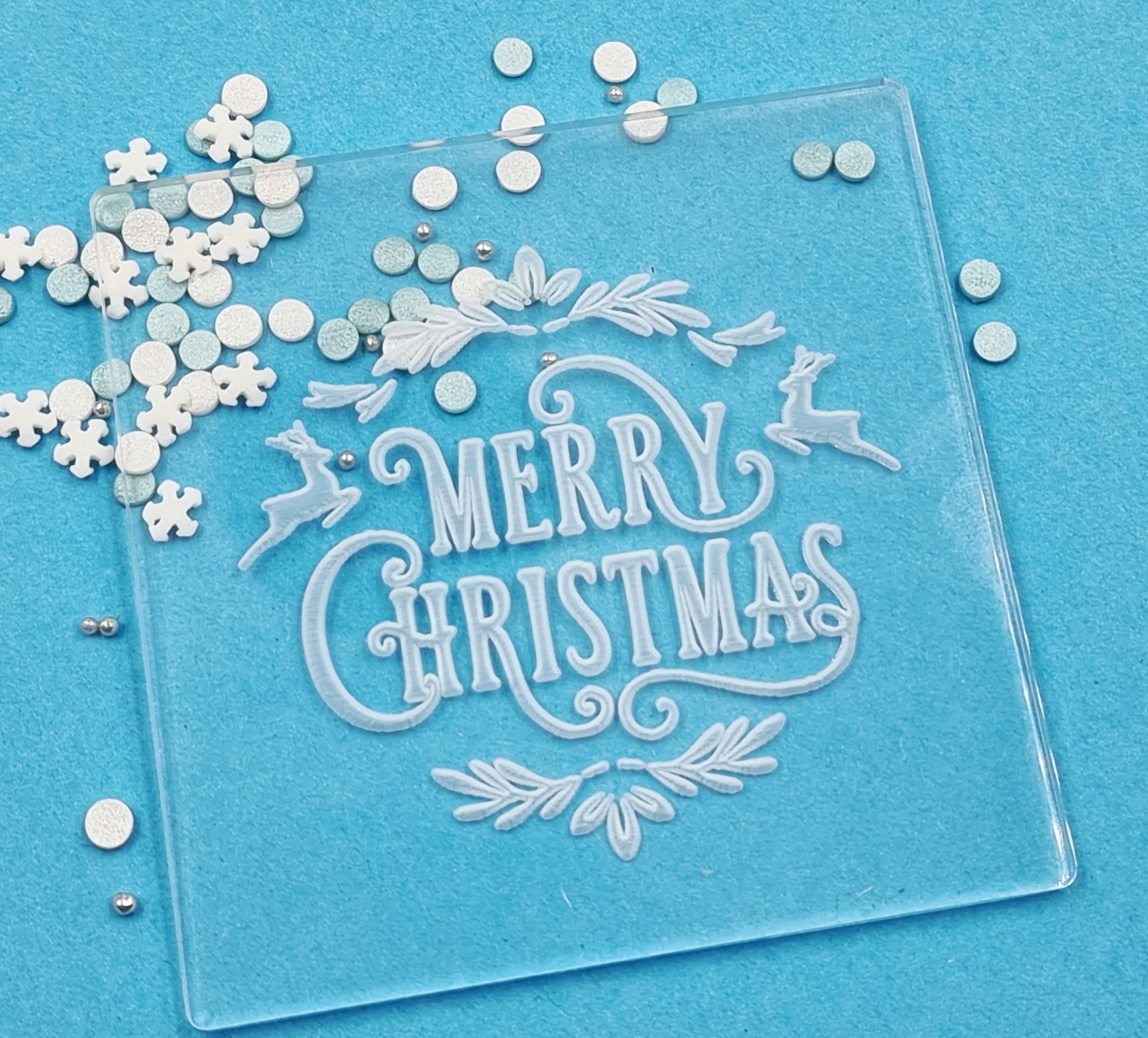 Christmas Fondant Embosser Stamp, Cookie|Designer Fondant Embosser Stamp