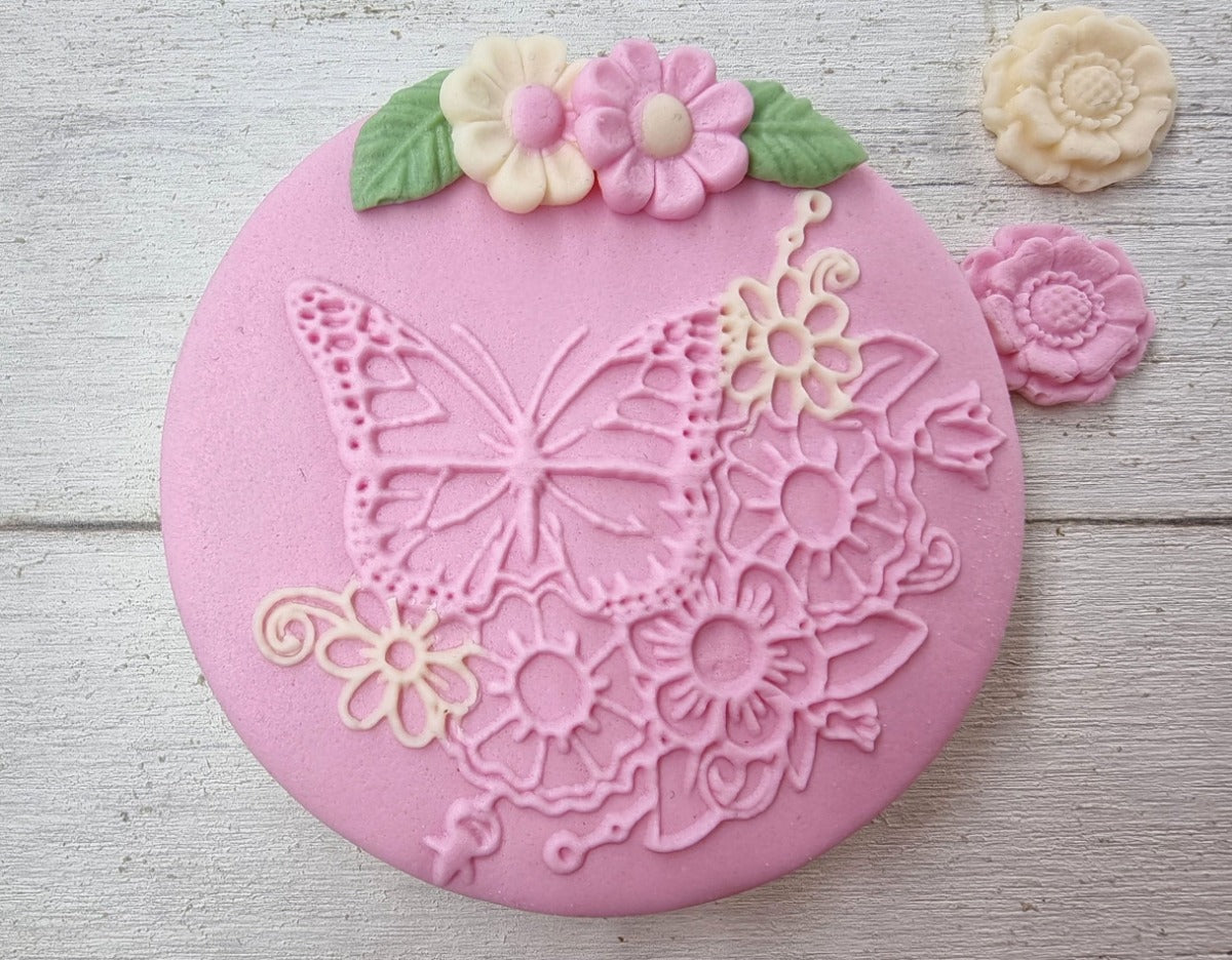 Valentines Fondant Embosser Debosser Stamp|Designer Fondant Embosser Stamp