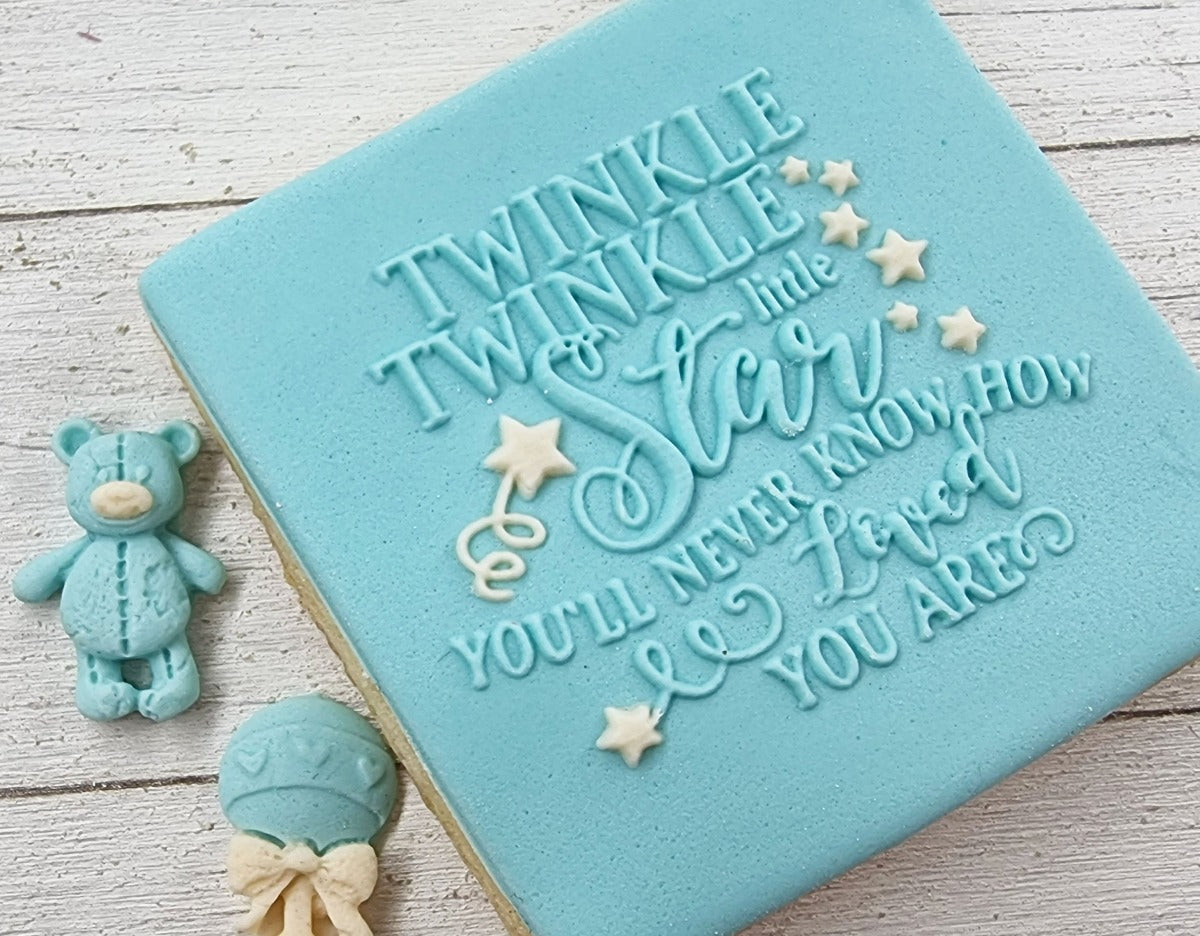 Baby Shower Fondant Embosser Feet|Designer Fondant Embosser Stamp