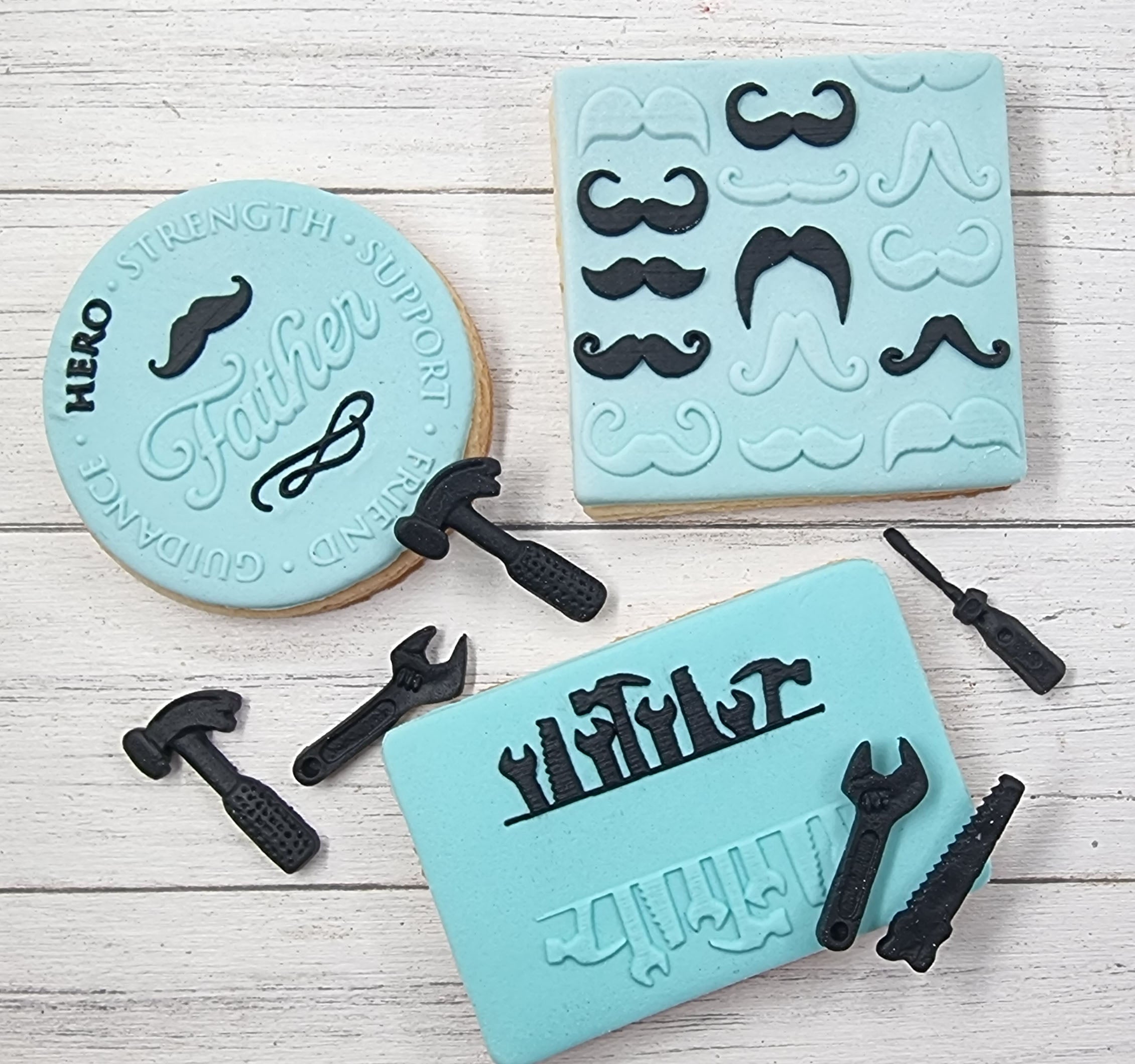 Father's day Fondant Embosser Stamp|Designer Fondant Embosser Stamp