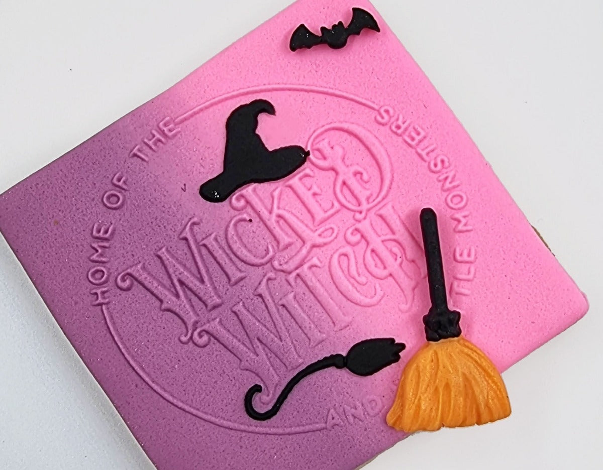 Halloween Fondant Embosser Stamp Spell|Designer Fondant Embosser Stamp