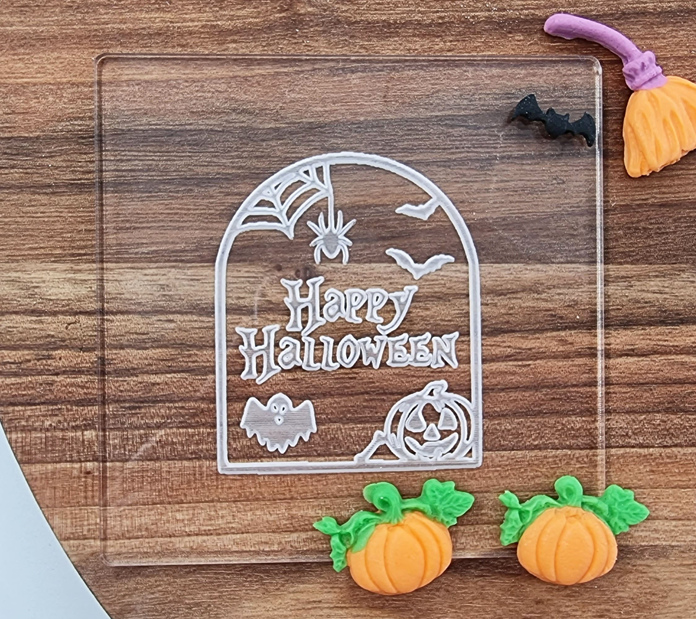 Halloween Fondant Embosser Stamp Spell|Designer Fondant Embosser Stamp