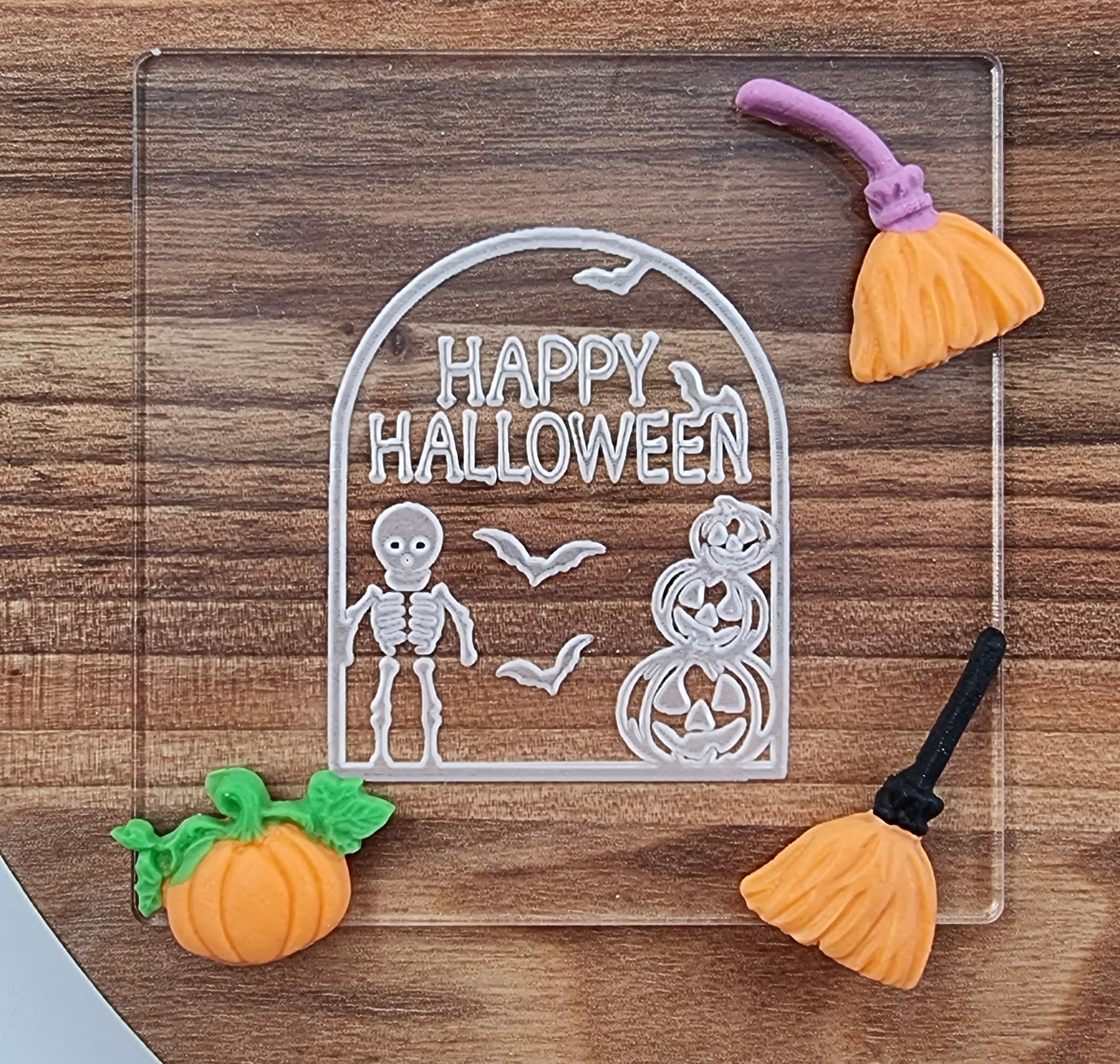 Halloween Fondant Embosser Stamp Spell|Designer Fondant Embosser Stamp
