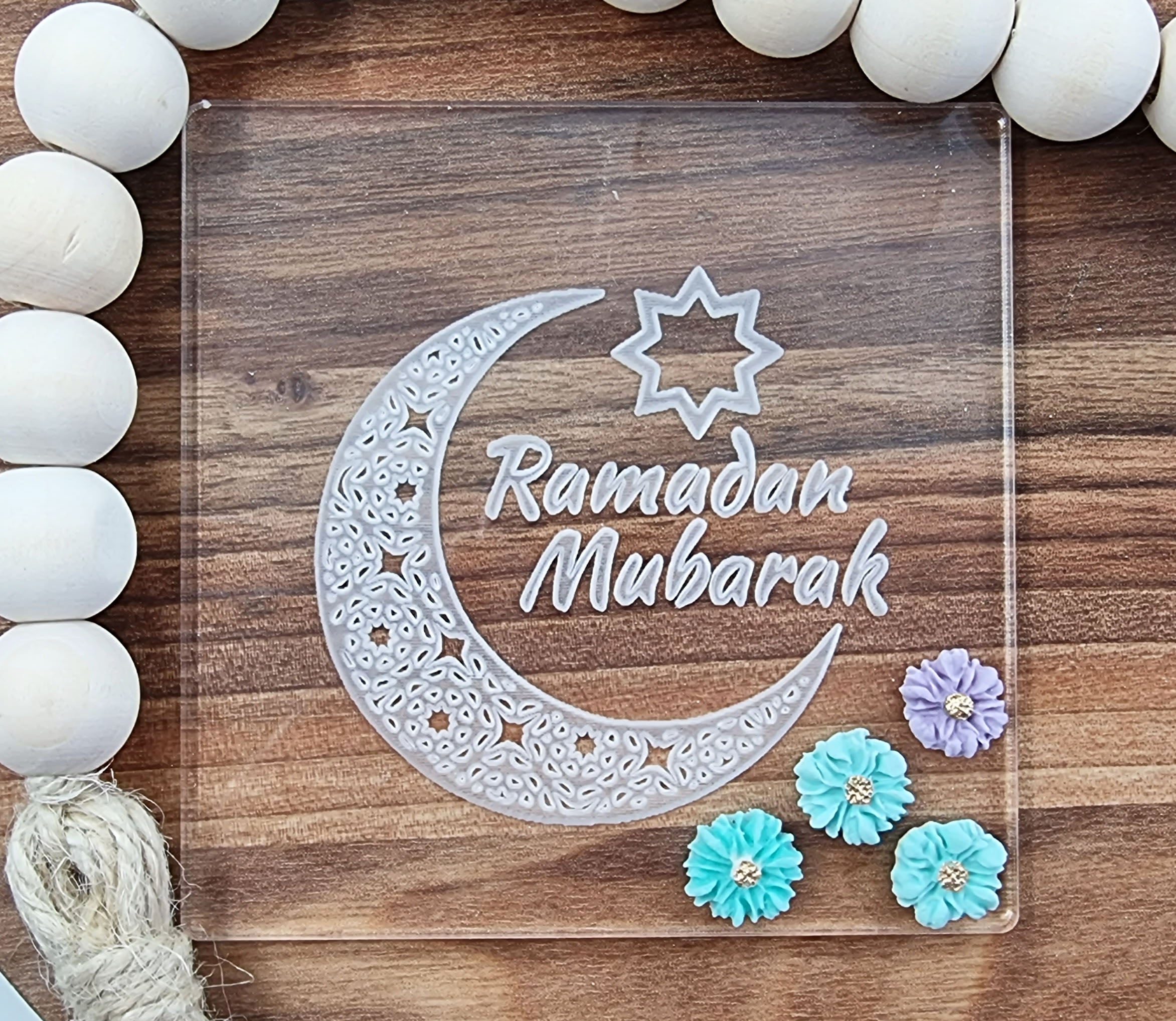 Ramadan Fondant Embosser, Cookie Debosser |Designer Fondant Embosser Stamp