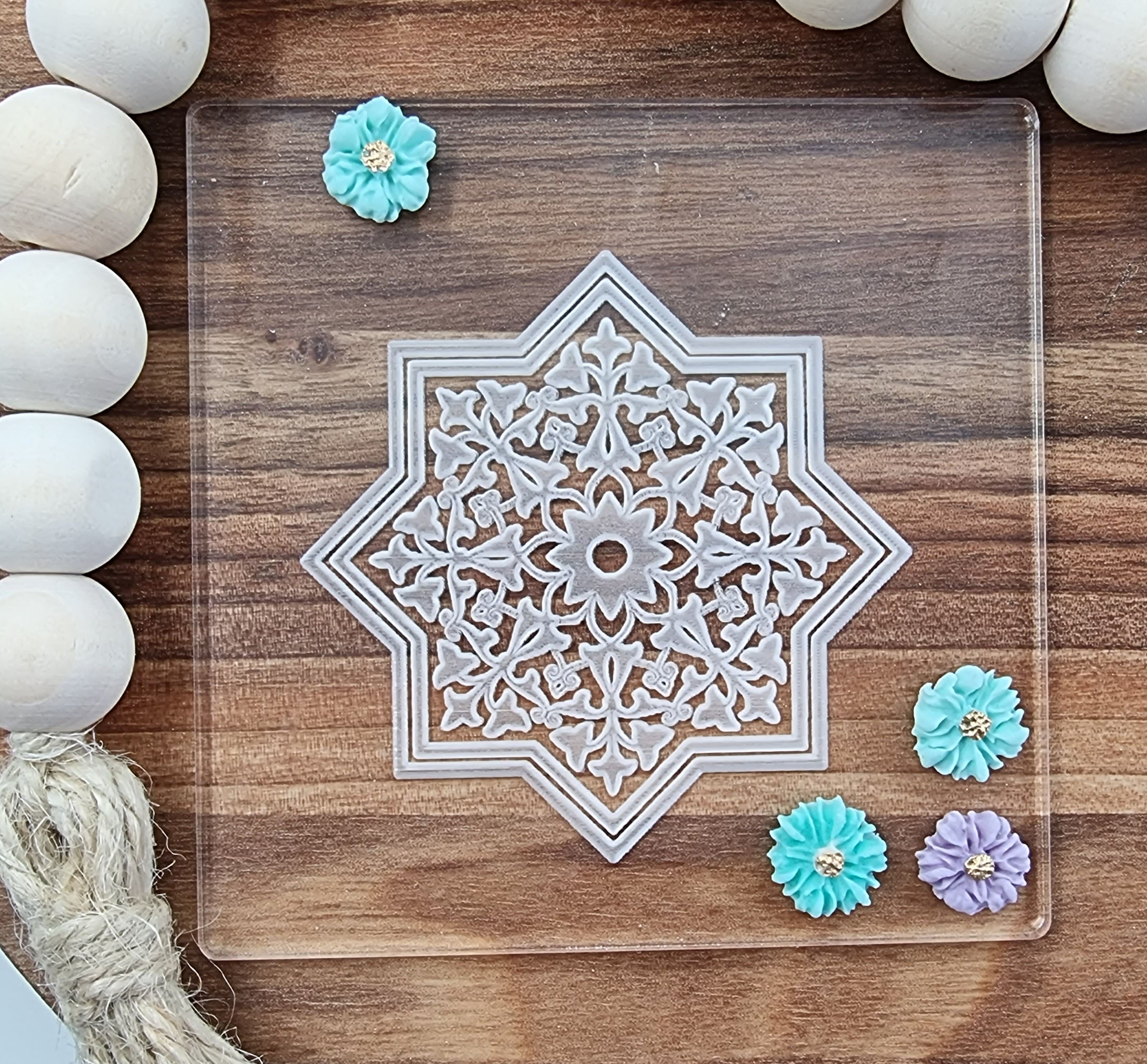 Ramadan Kareem Fondant Embosser |Designer Fondant Embosser Stamp
