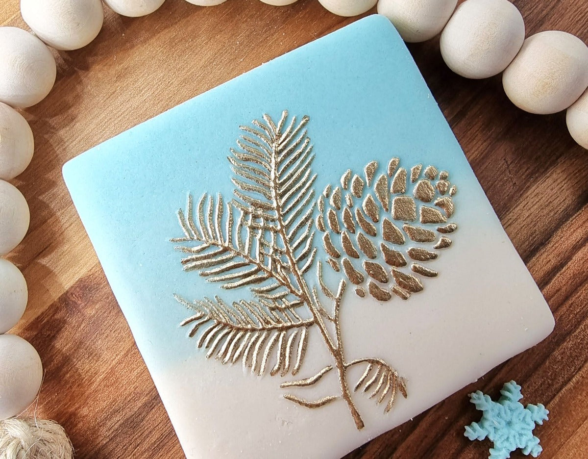 Acorn Fondant Embosser Stamp, Cookie|Designer Fondant Embosser Stamp