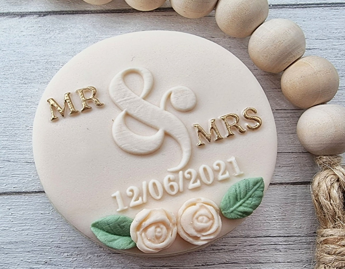 Custom Fondant Embosser Stamp Wedding|Designer Fondant Embosser Stamp