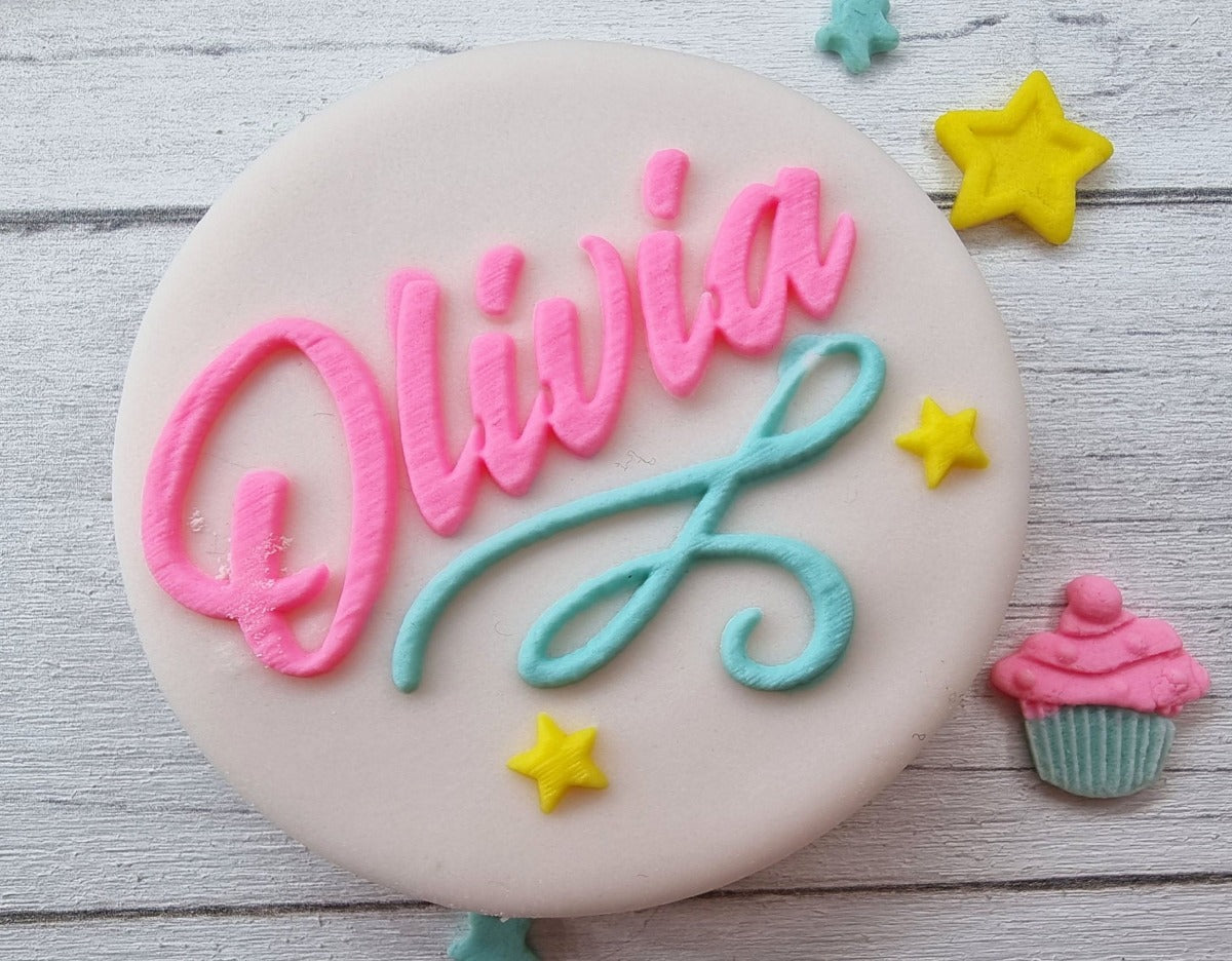 Custom Fondant Embosser Stamp Birthday|Designer Fondant Embosser Stamp