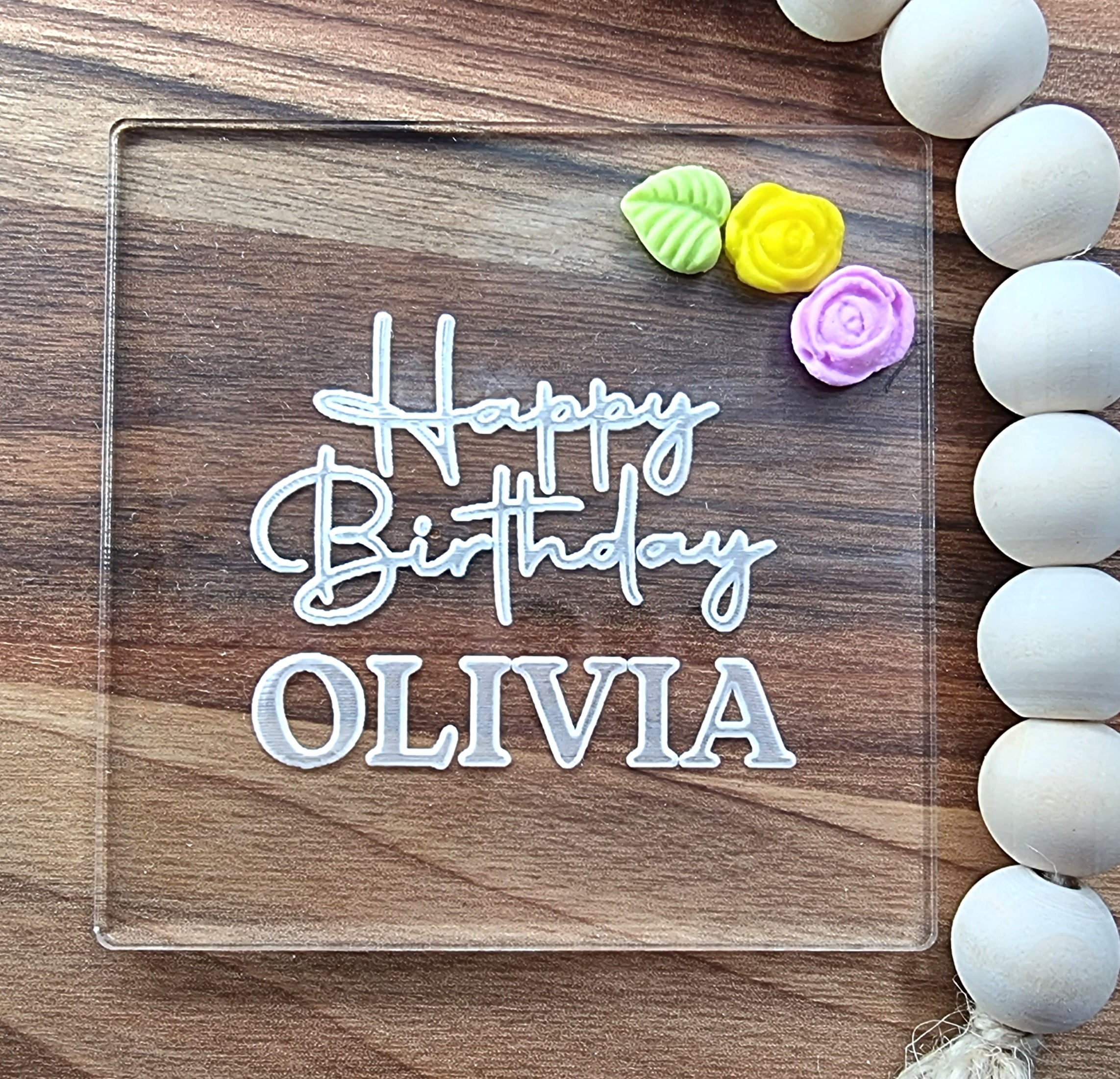 Custom Fondant Embosser Stamp Birthday|Designer Fondant Embosser Stamp