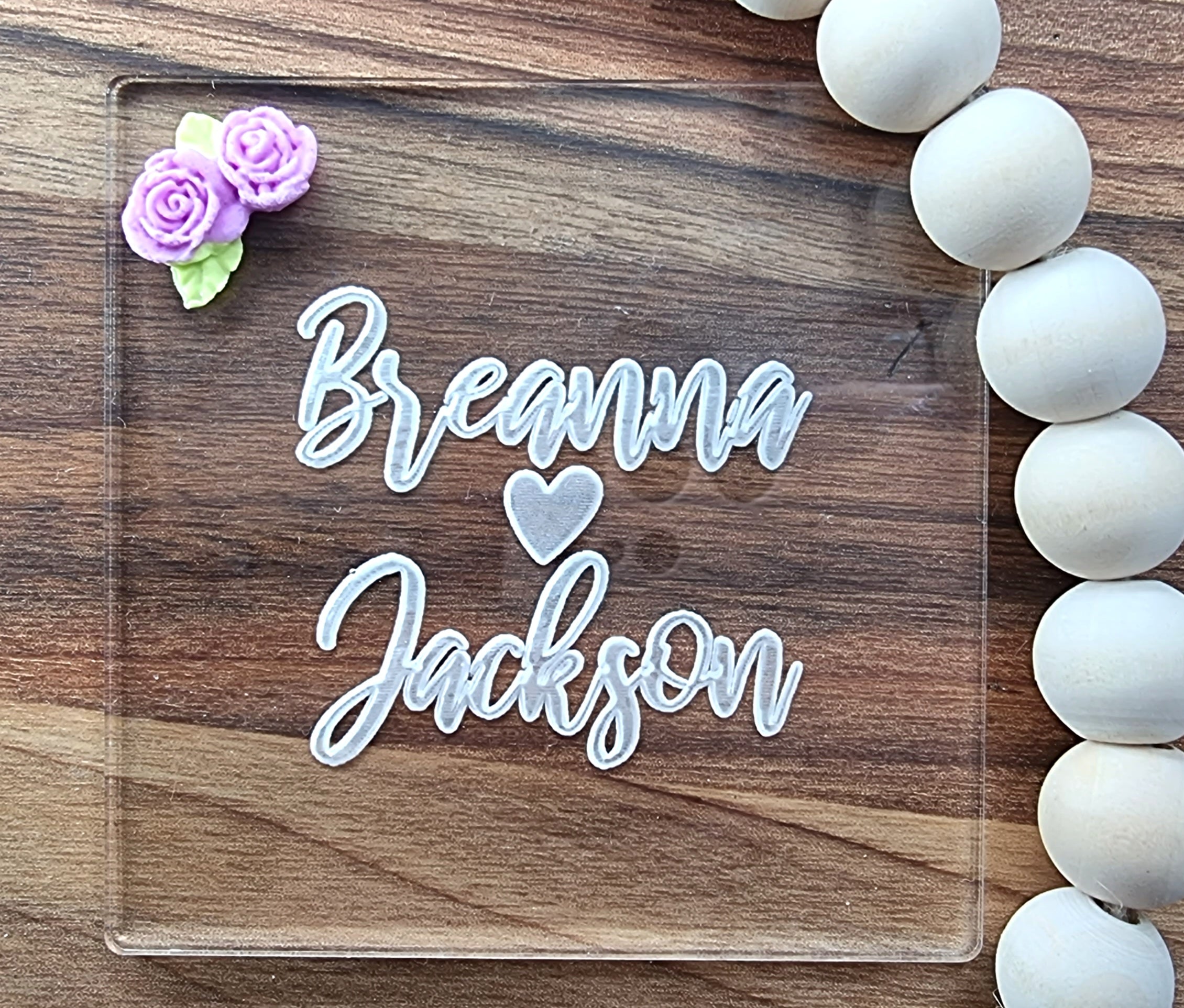 Custom Fondant Embosser Stamp Wedding|Designer Fondant Embosser Stamp