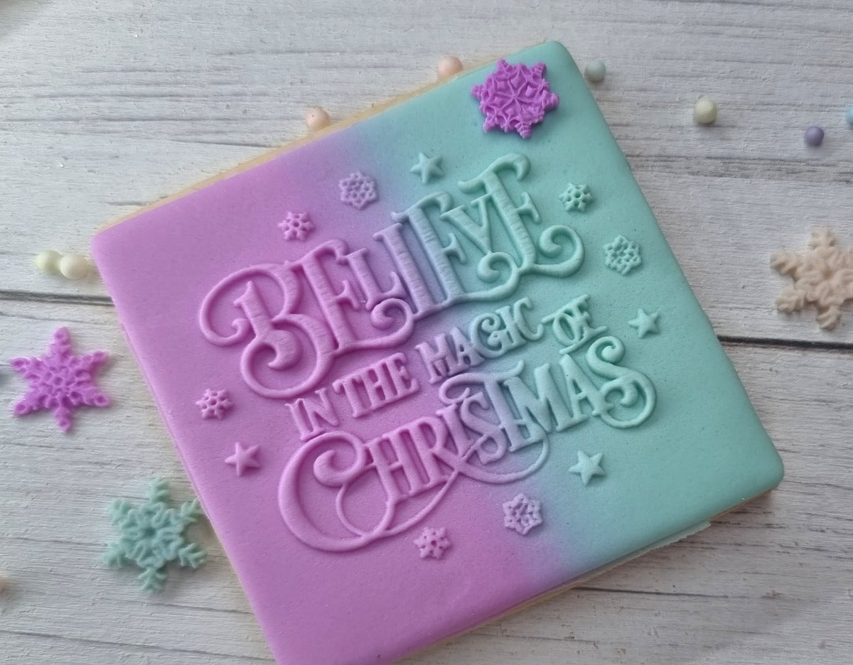 Christmas Cookie Fondant Embosser Stamp|Designer Fondant Embosser Stamp