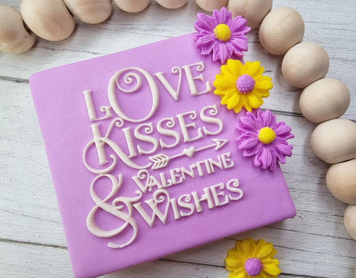 Valentines Fondant Embosser Stamp|Designer Fondant Embosser Stamp