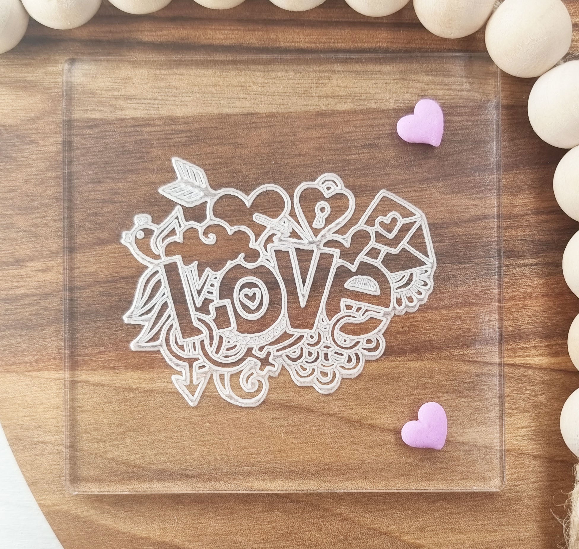 Valentines Fondant Embosser Stamp|Designer Fondant Embosser Stamp