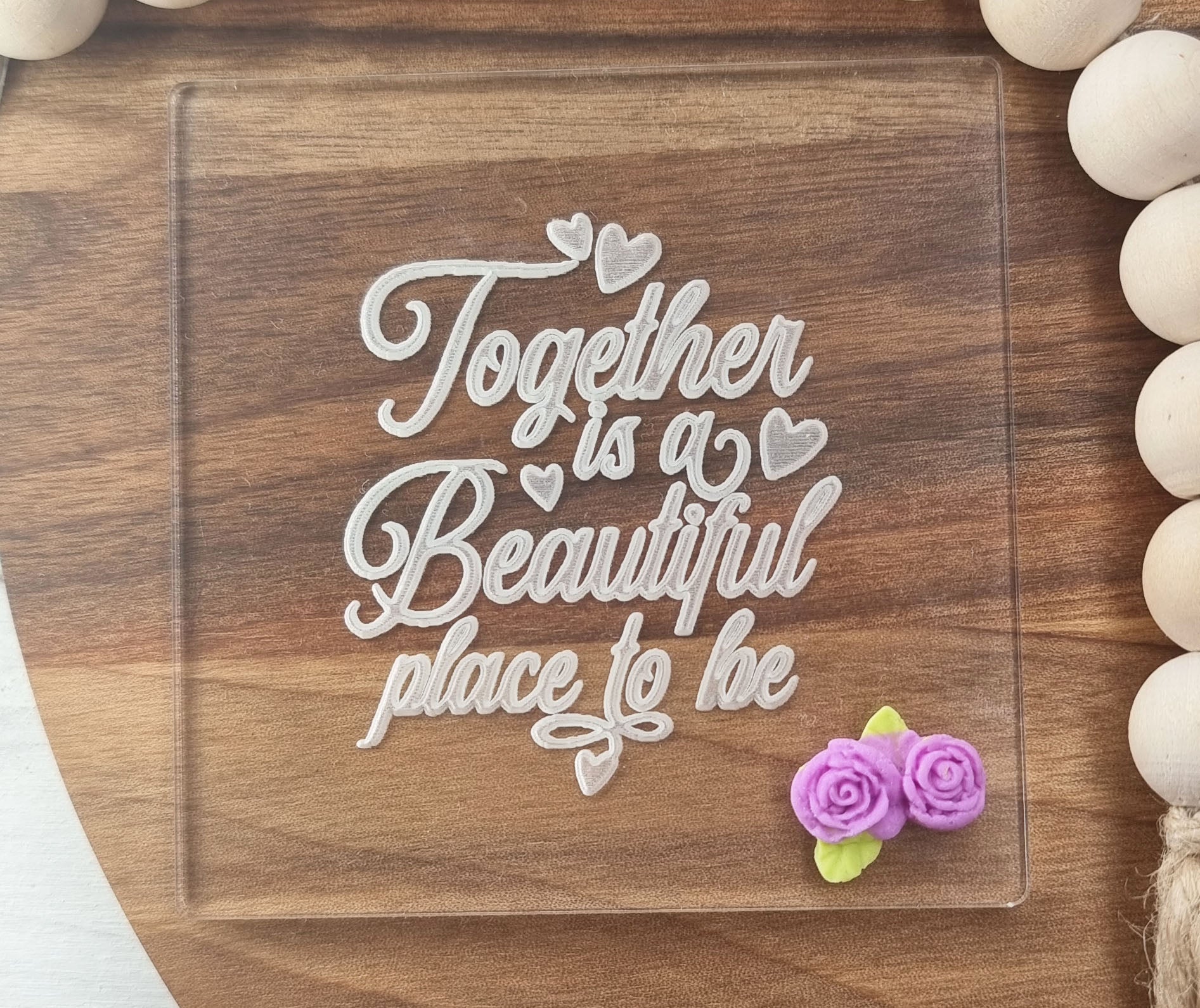 Valentines Fondant Embosser Stamp|Designer Fondant Embosser Stamp