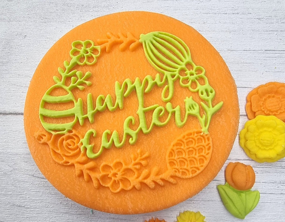 Easter Fondant Embosser Debosser Stamp|Designer Fondant Embosser Stamp