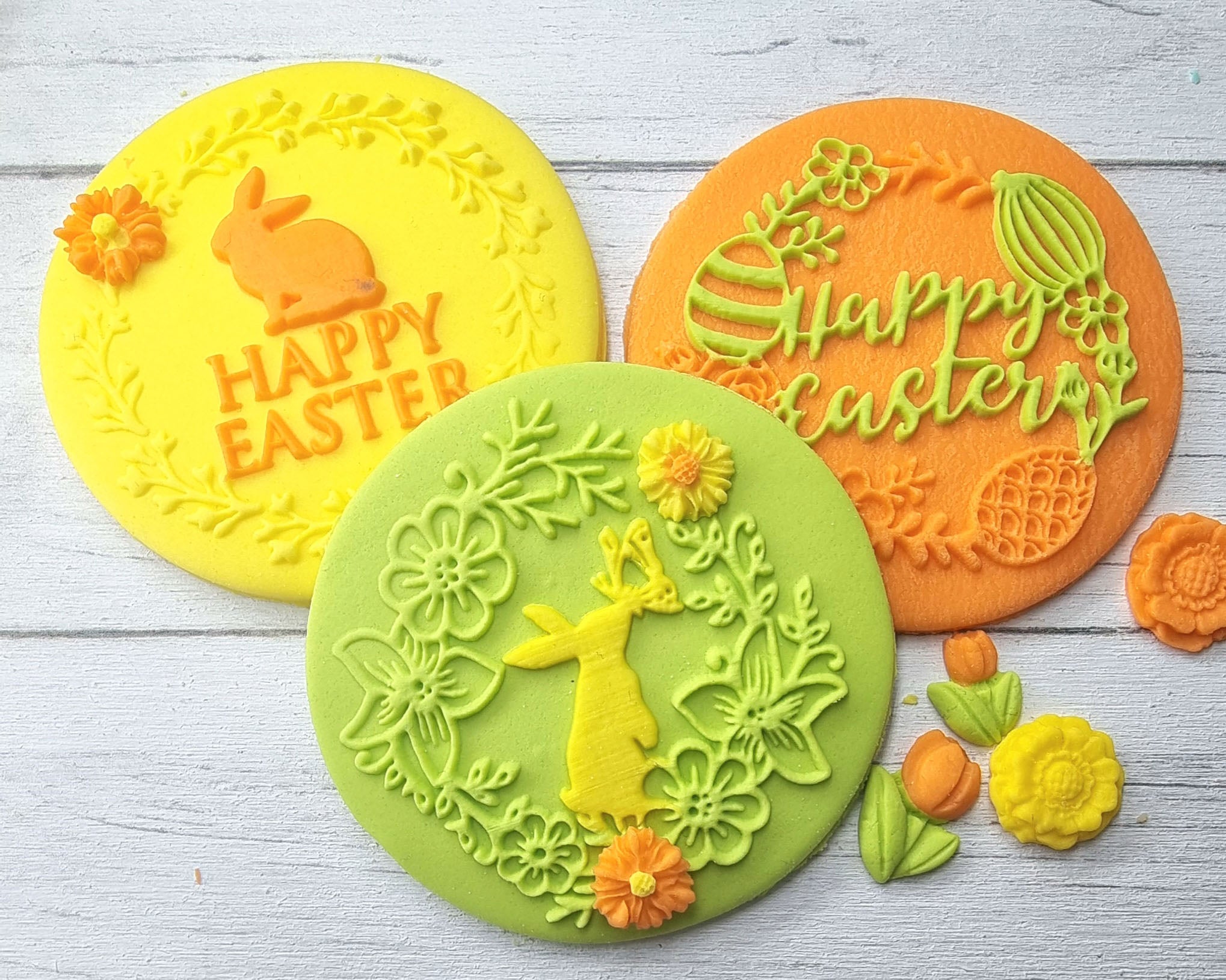 Easter Fondant Embosser Debosser Stamp|Designer Fondant Embosser Stamp