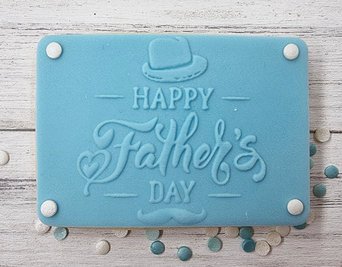 Father's day Fondant Embosser Stamp|Designer Fondant Embosser Stamp