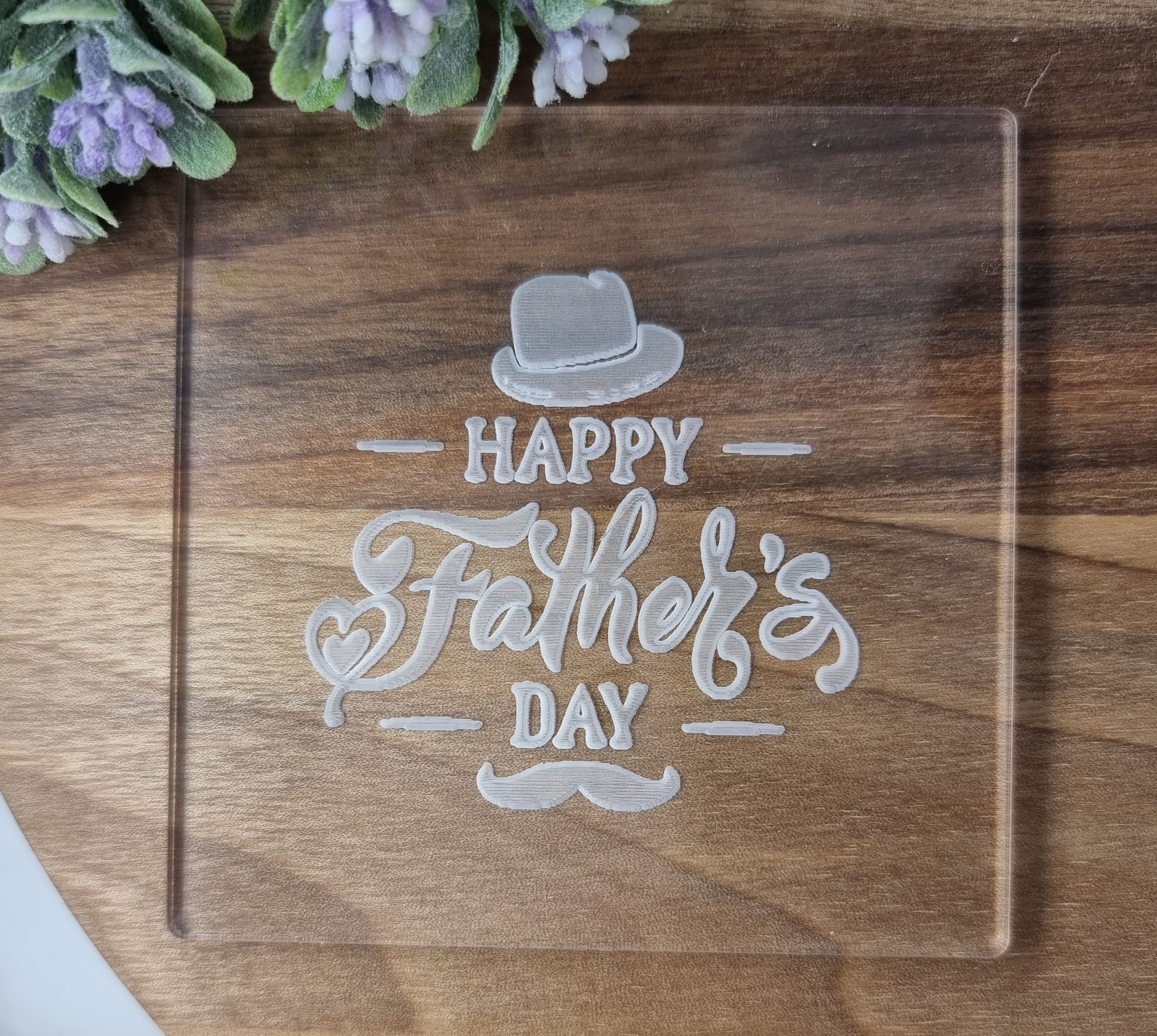 Father's day Fondant Embosser Stamp|Designer Fondant Embosser Stamp