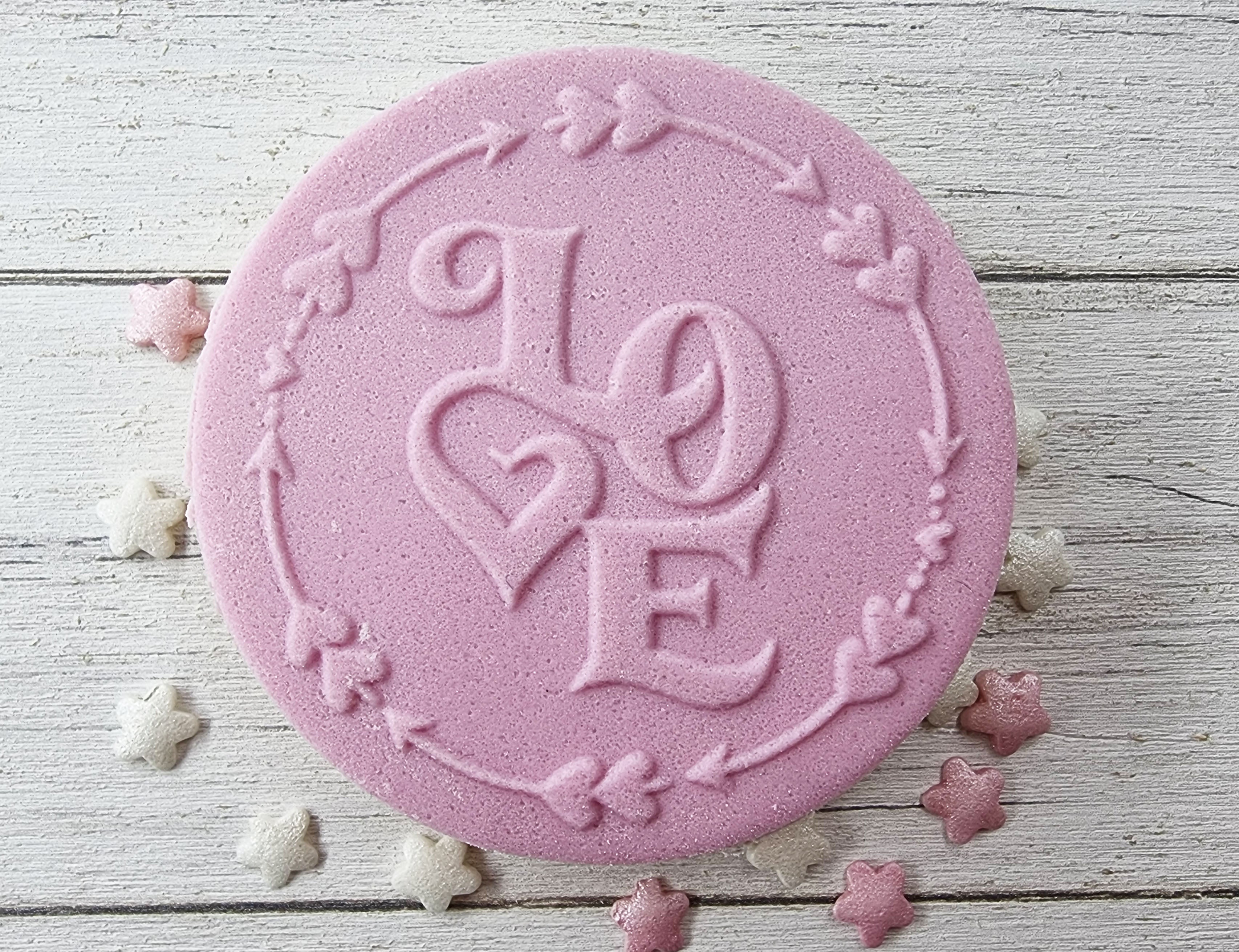 Valentines Fondant Embosser Debosser Stamp|Designer Fondant Embosser Stamp