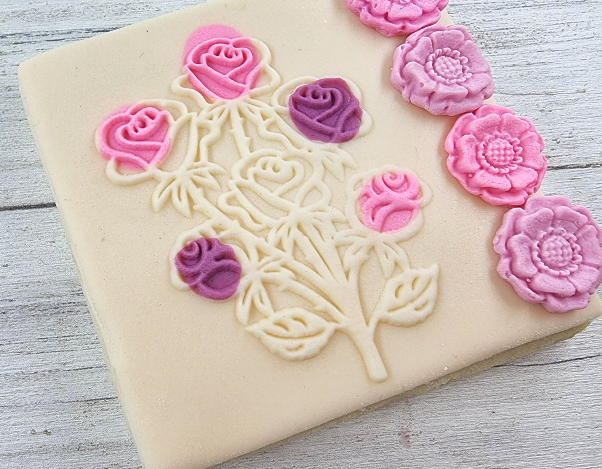 Mothers Day Fondant Embosser Debosser Stamp|Designer Fondant Embosser Stamp