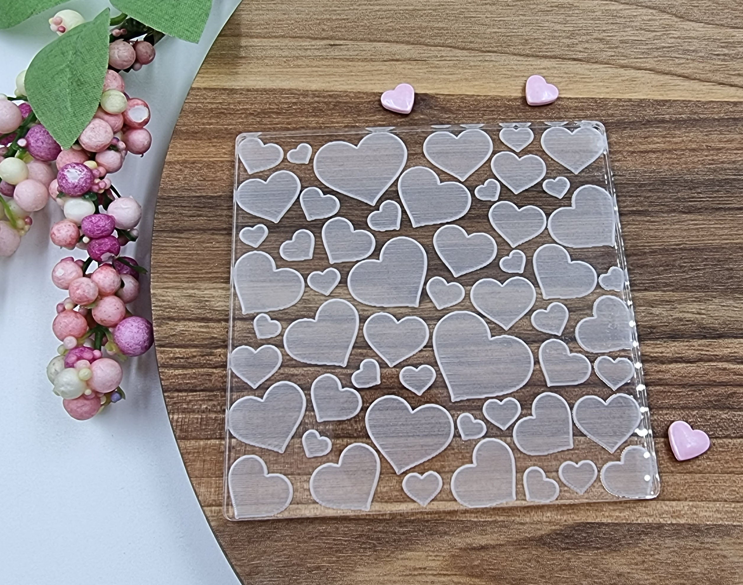 Valentines Fondant Embosser Stamp, Cookie|Designer Fondant Embosser Stamp