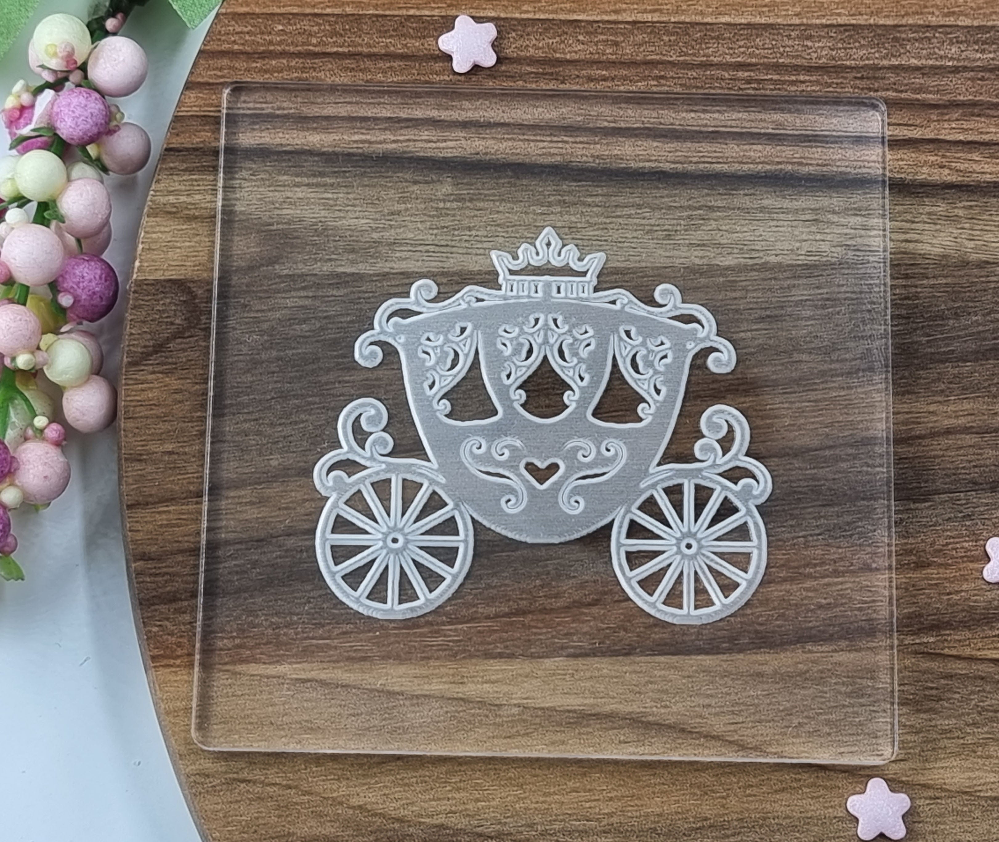 Carriage Fondant Embosser Stamp|Designer Fondant Embosser Stamp