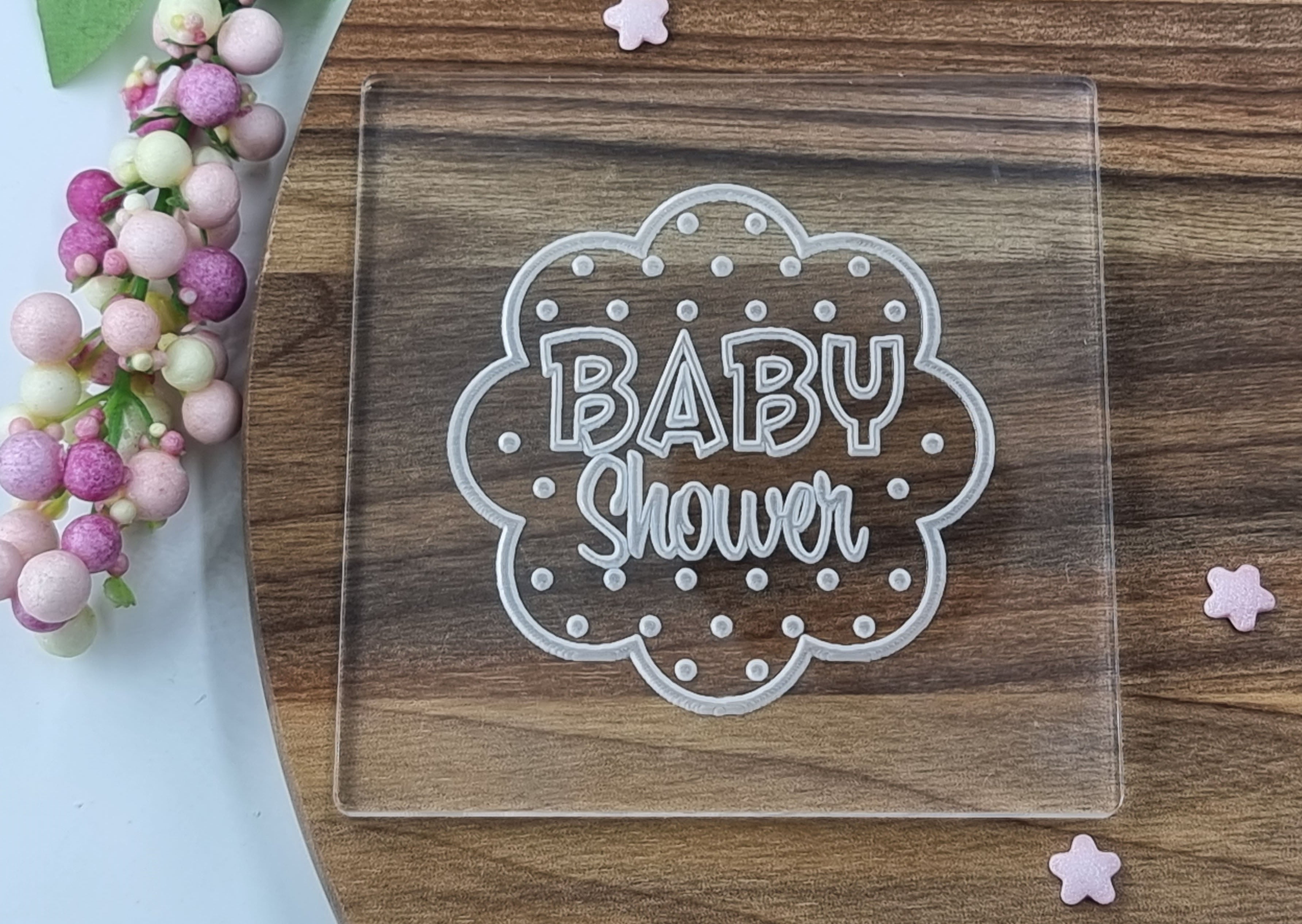 Baby Shower Fondant Embosser Stamp|Designer Fondant Embosser Stamp